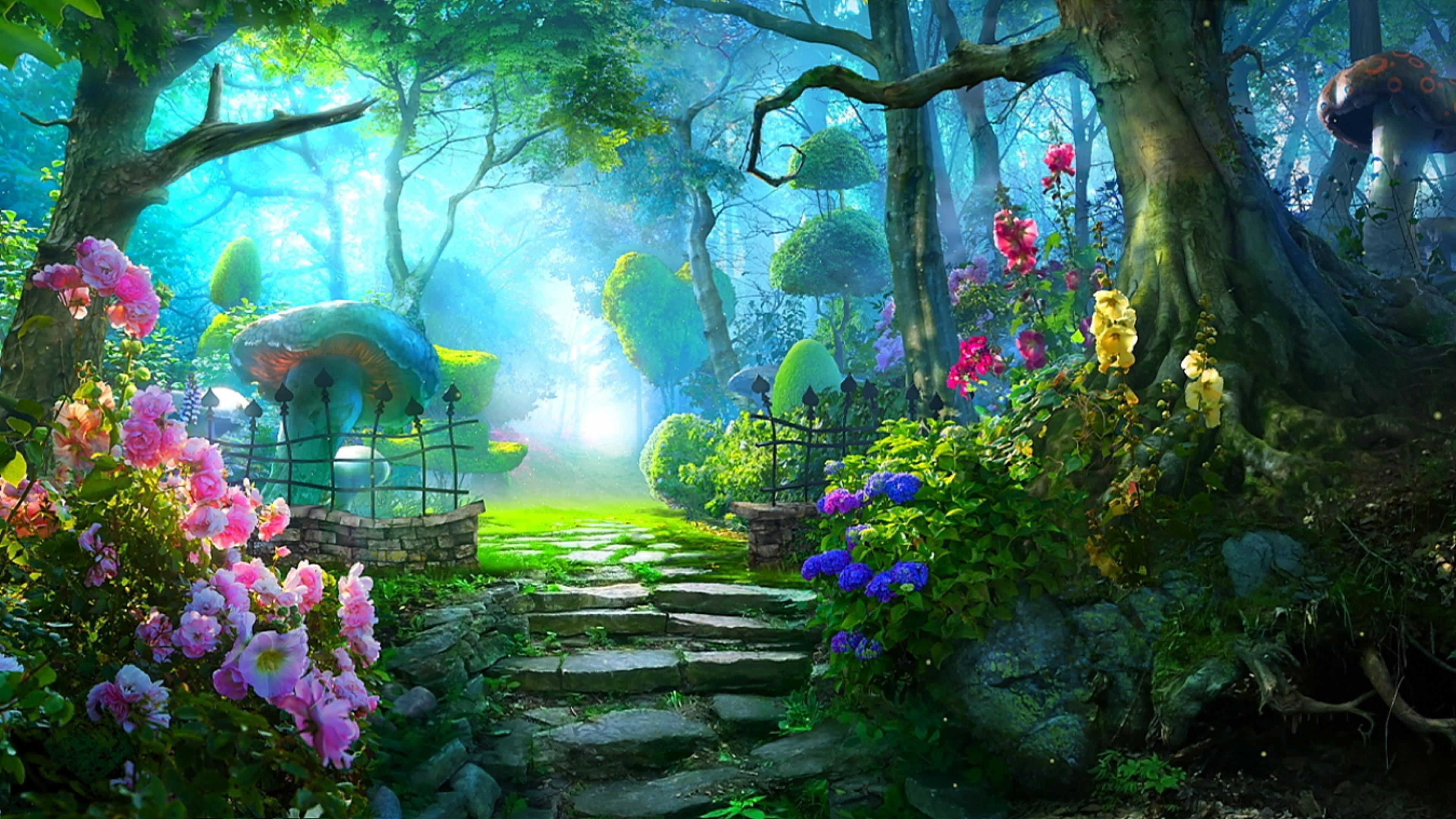 Mystical Forest Background