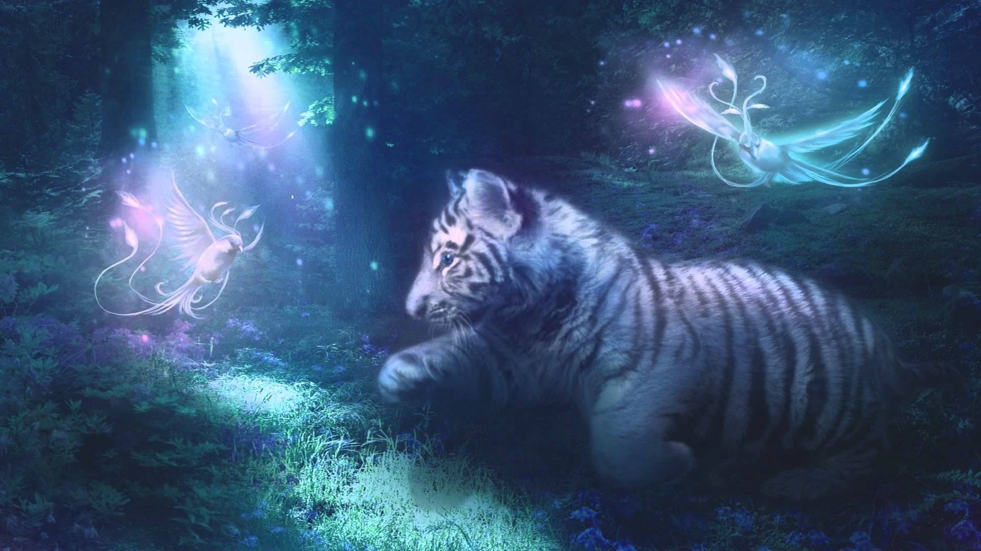 Mystical White Tiger Wallpapers