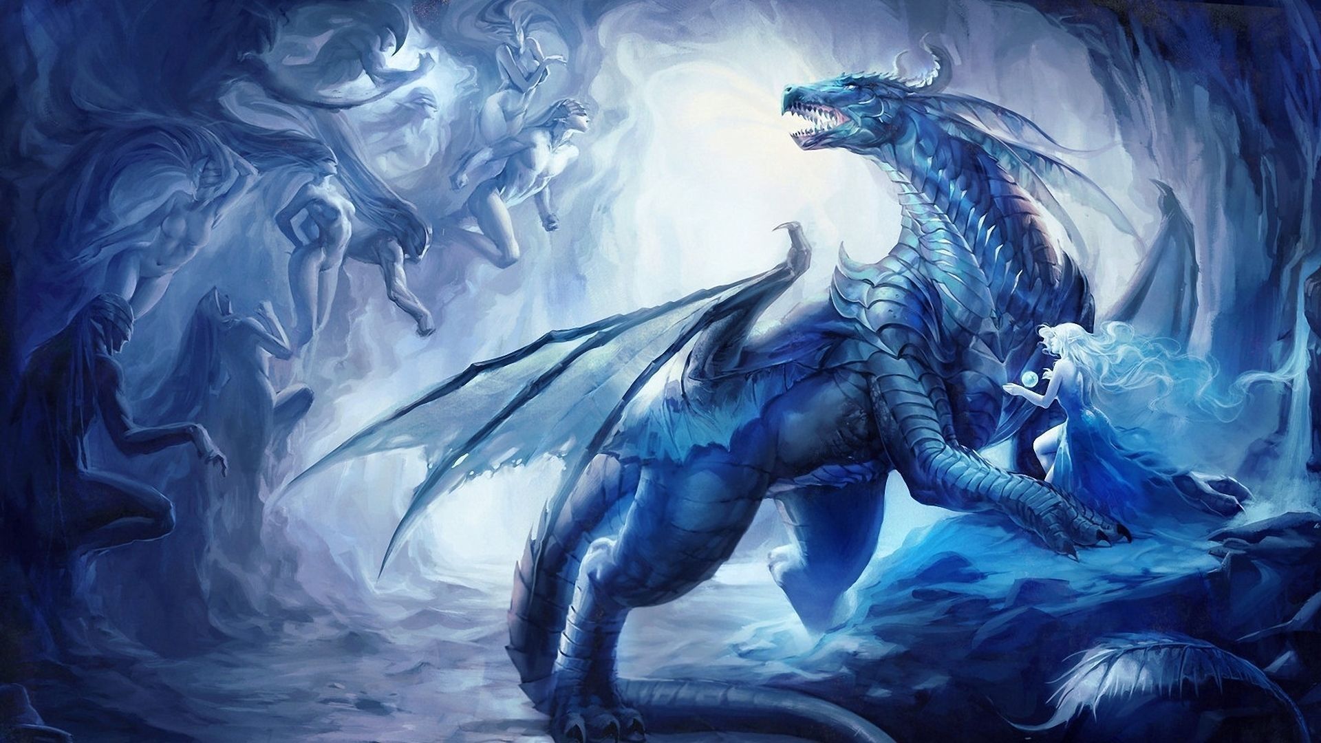 Mythical Beautiful Dragons Wallpapers