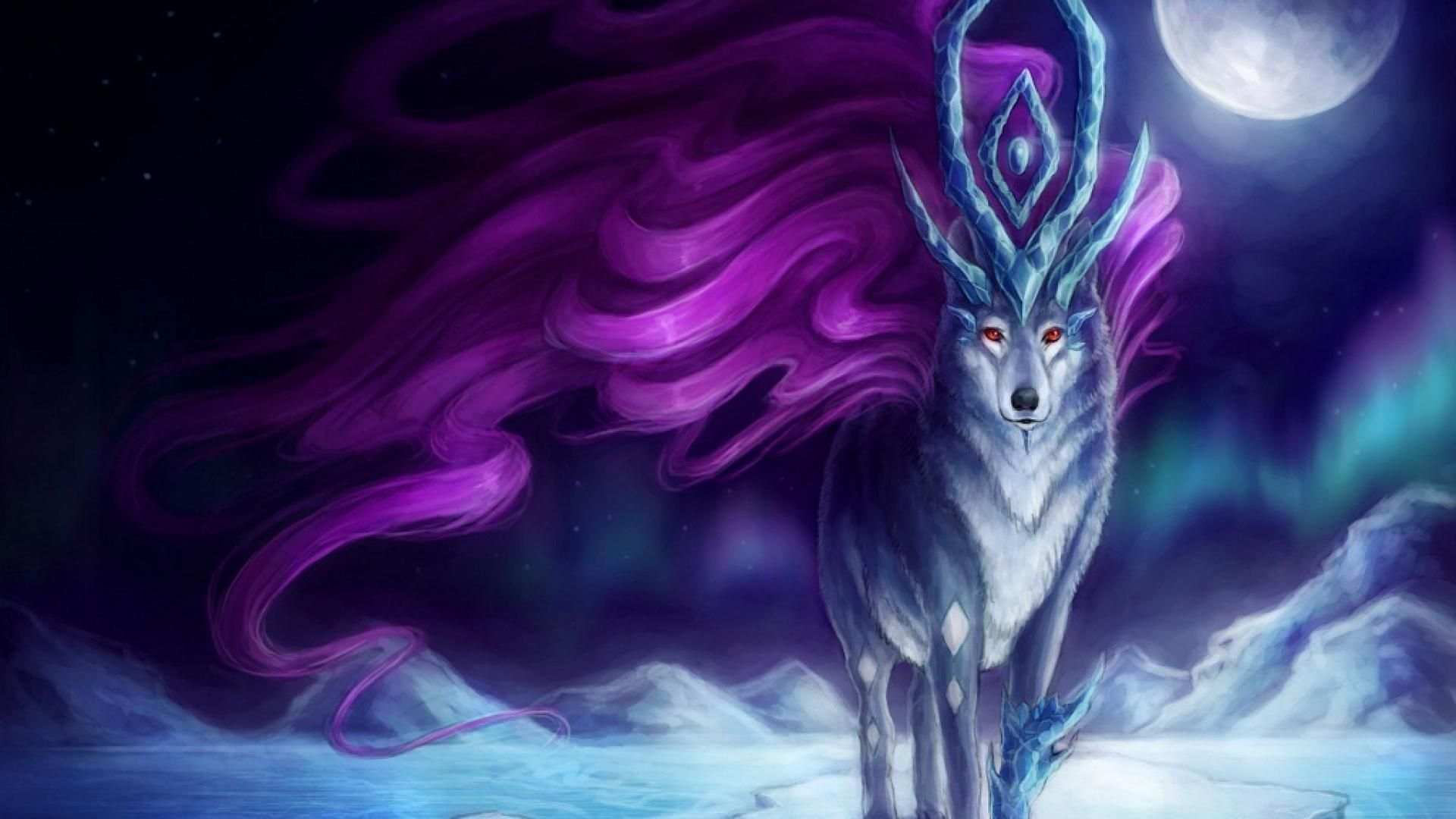 Mythical Wolf Drawings Wallpapers