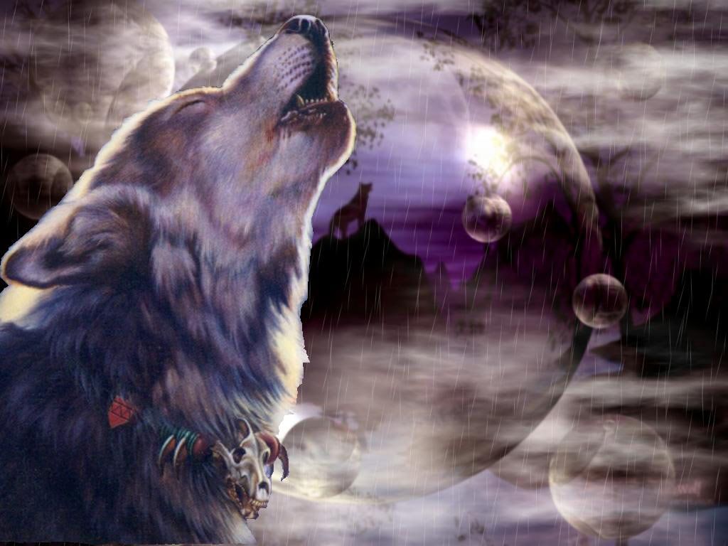 Mythical Wolf Drawings Wallpapers