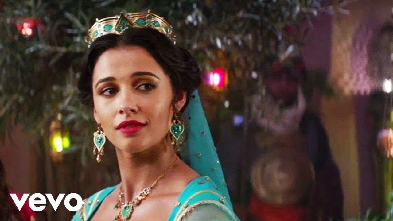 Naomi Scott And Mena Massoud In Aladdin Movie Image Wallpapers