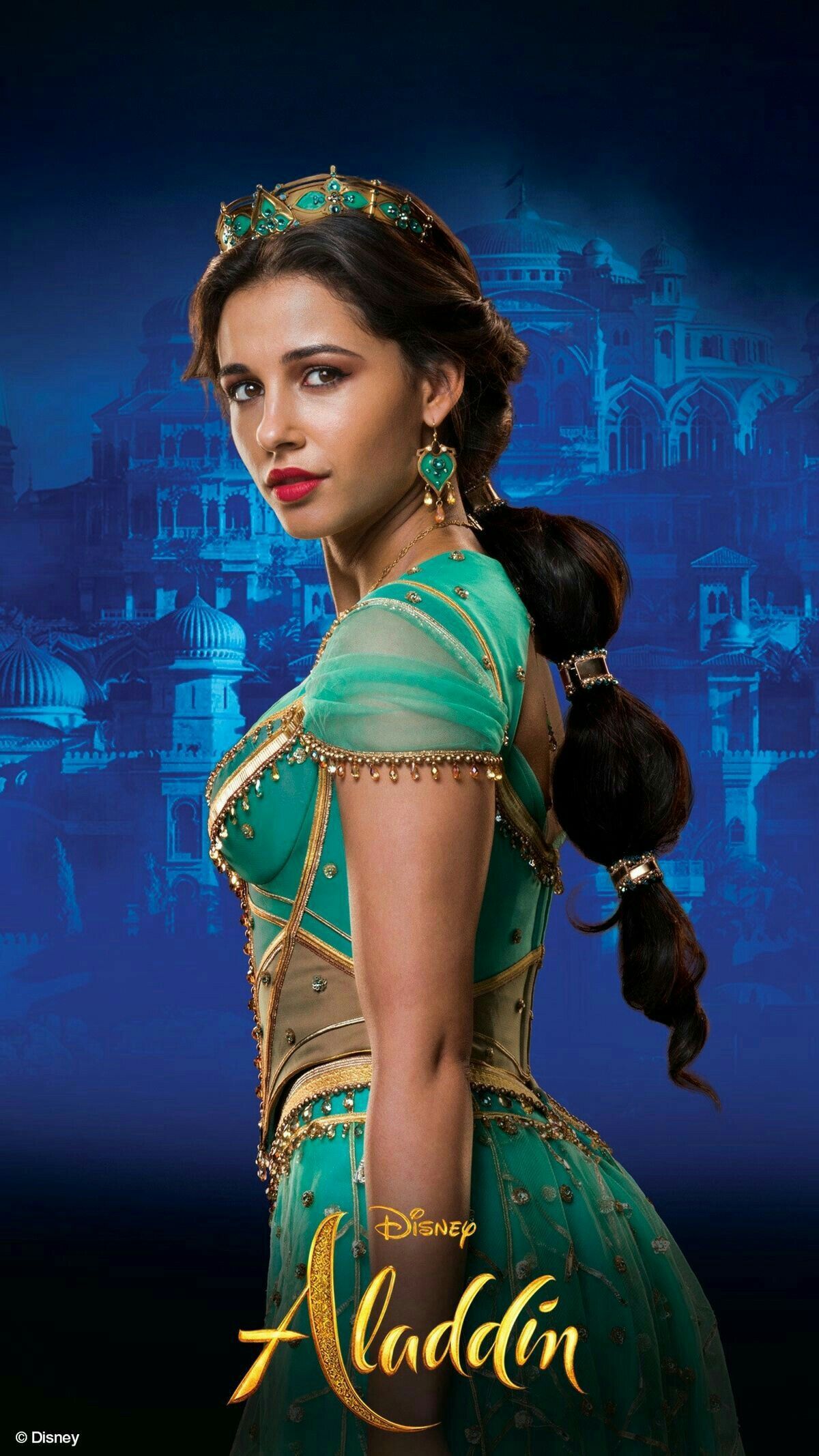 Naomi Scott As Jasmine In Aladdin Movie Wallpapers