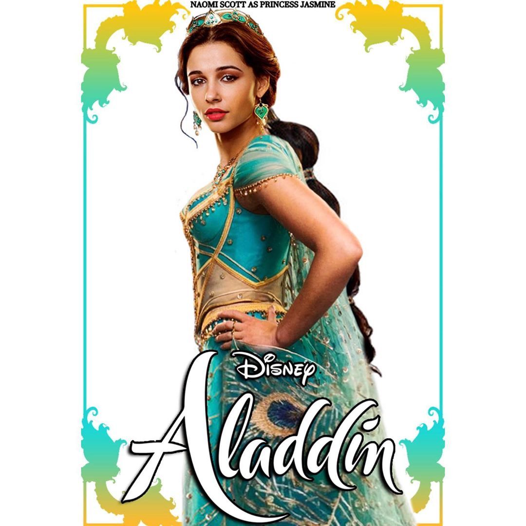 Naomi Scott As Princess Jasmine In Aladdin Movie Wallpapers