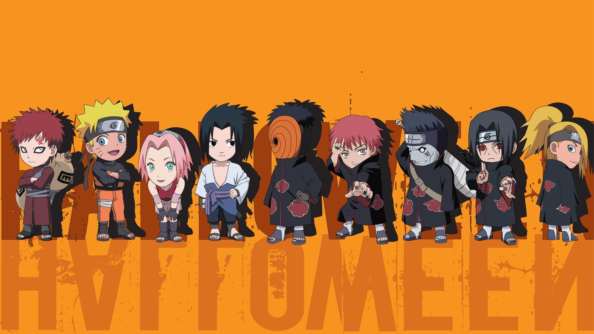 Naruto And Gaara Chibi Wallpapers