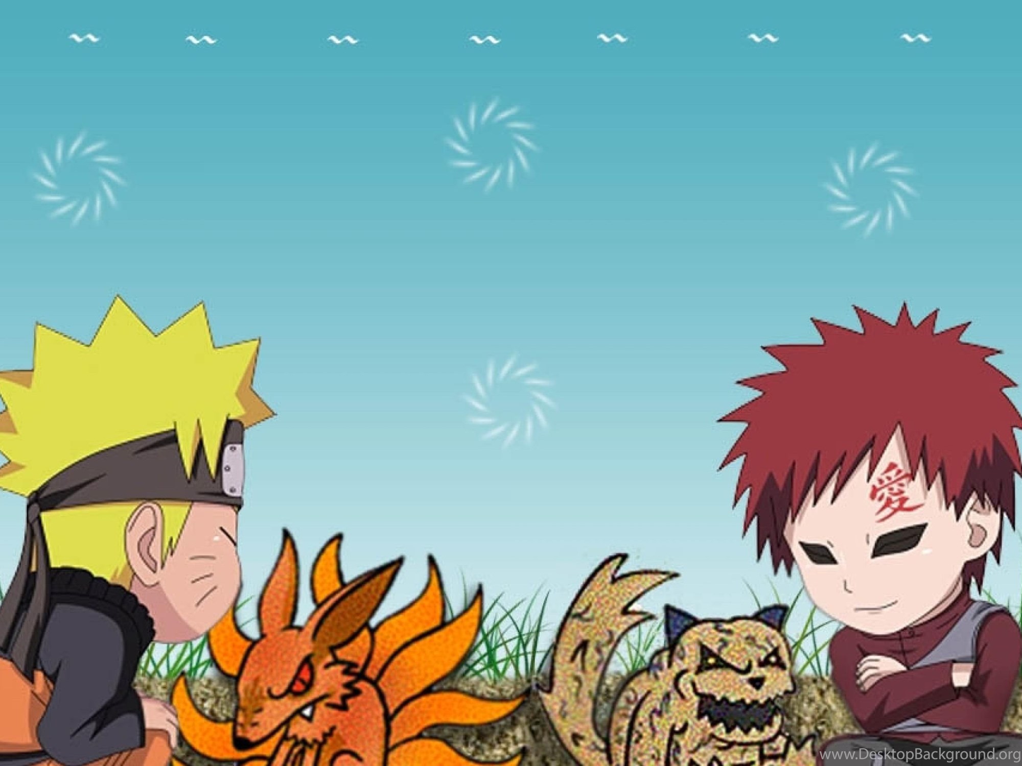 Naruto And Gaara Chibi Wallpapers