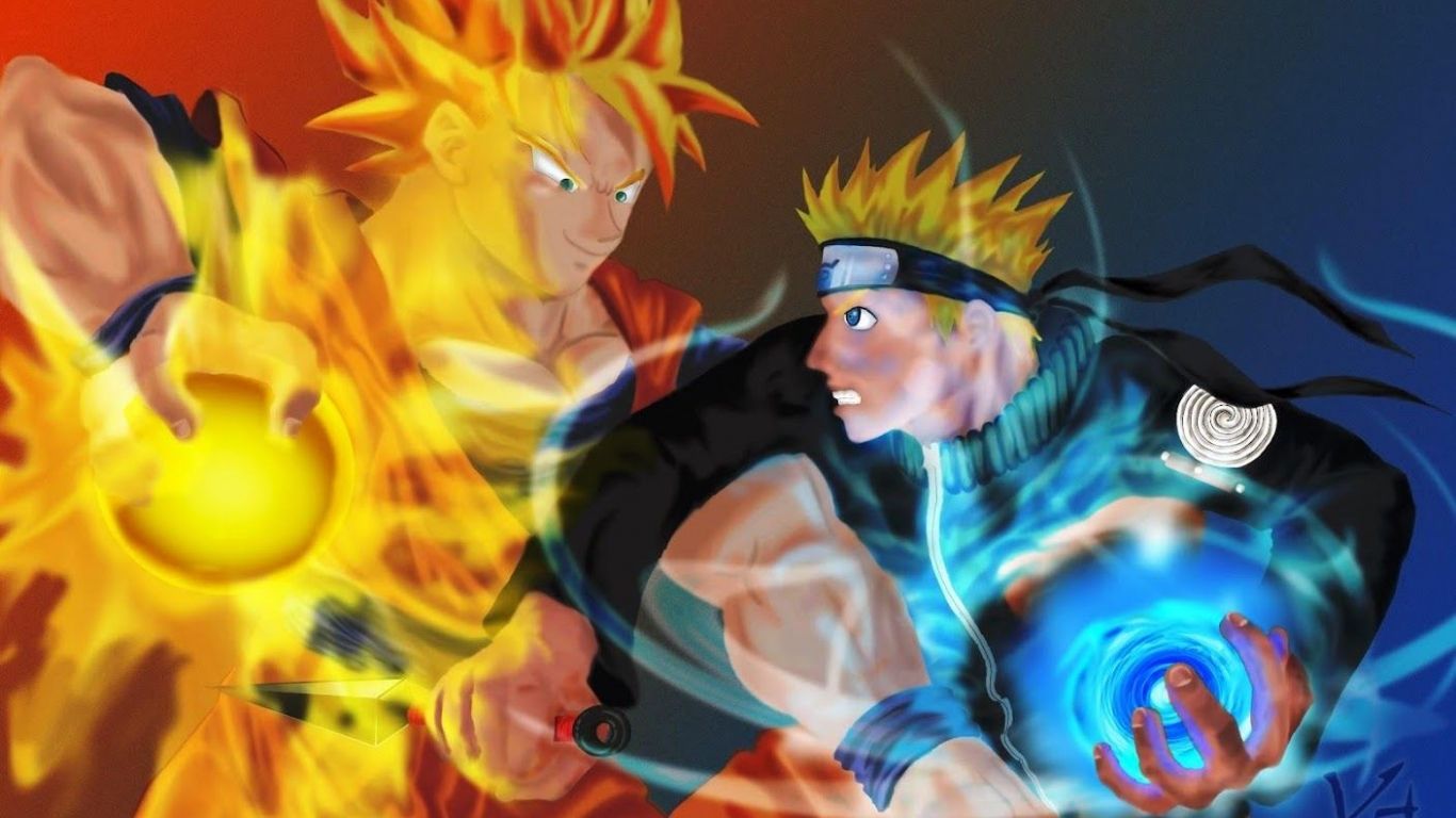 Naruto And Goku Fusion Wallpapers