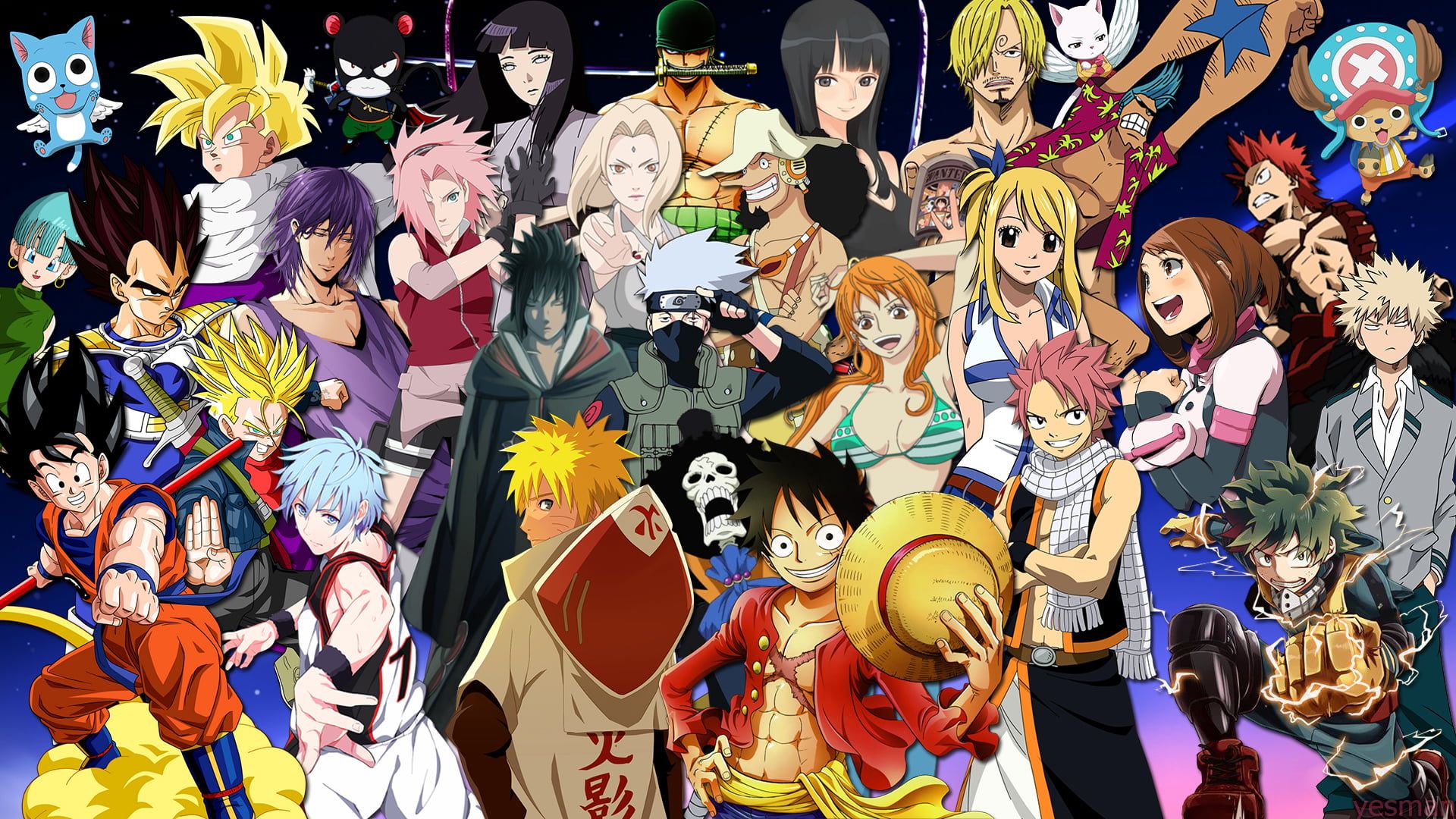 Naruto And Luffy Wallpapers