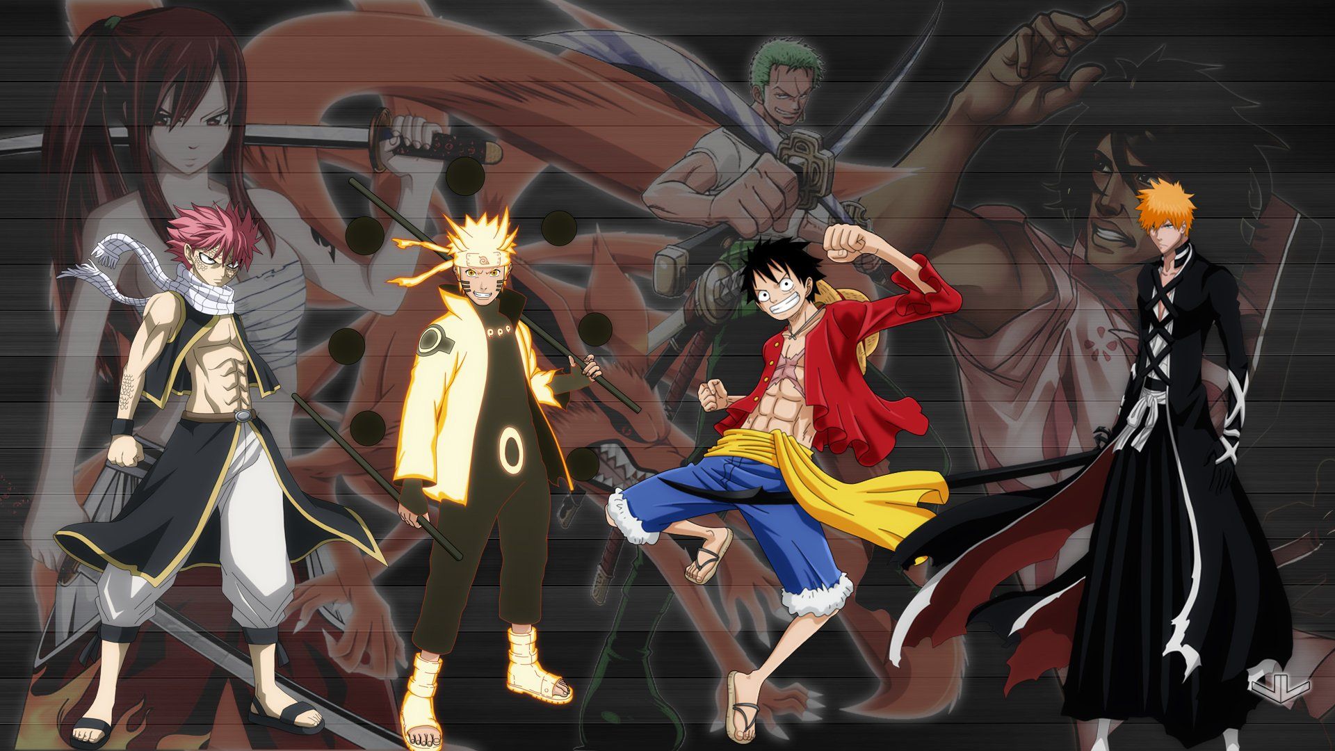 Naruto And Luffy Wallpapers