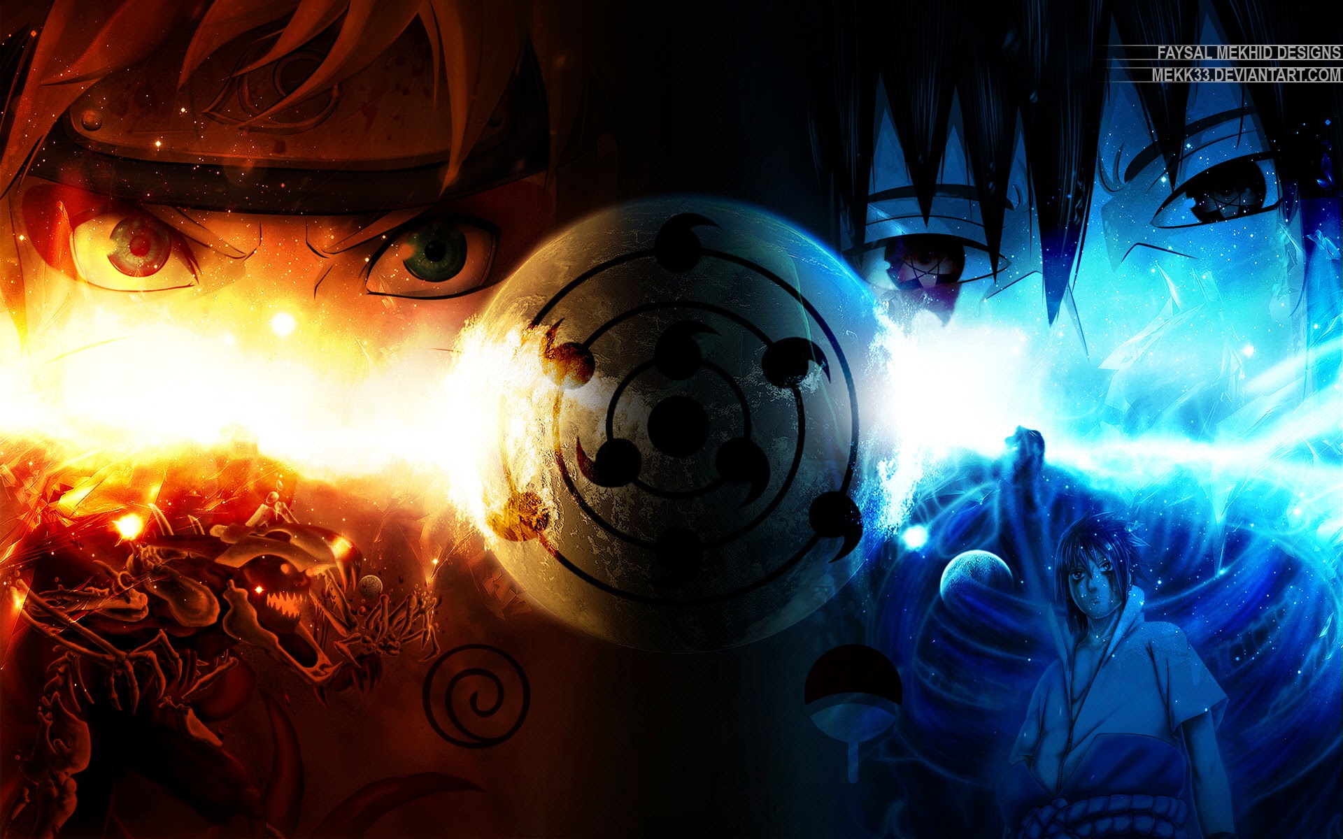 Naruto And Sasuke Fuse Wallpapers