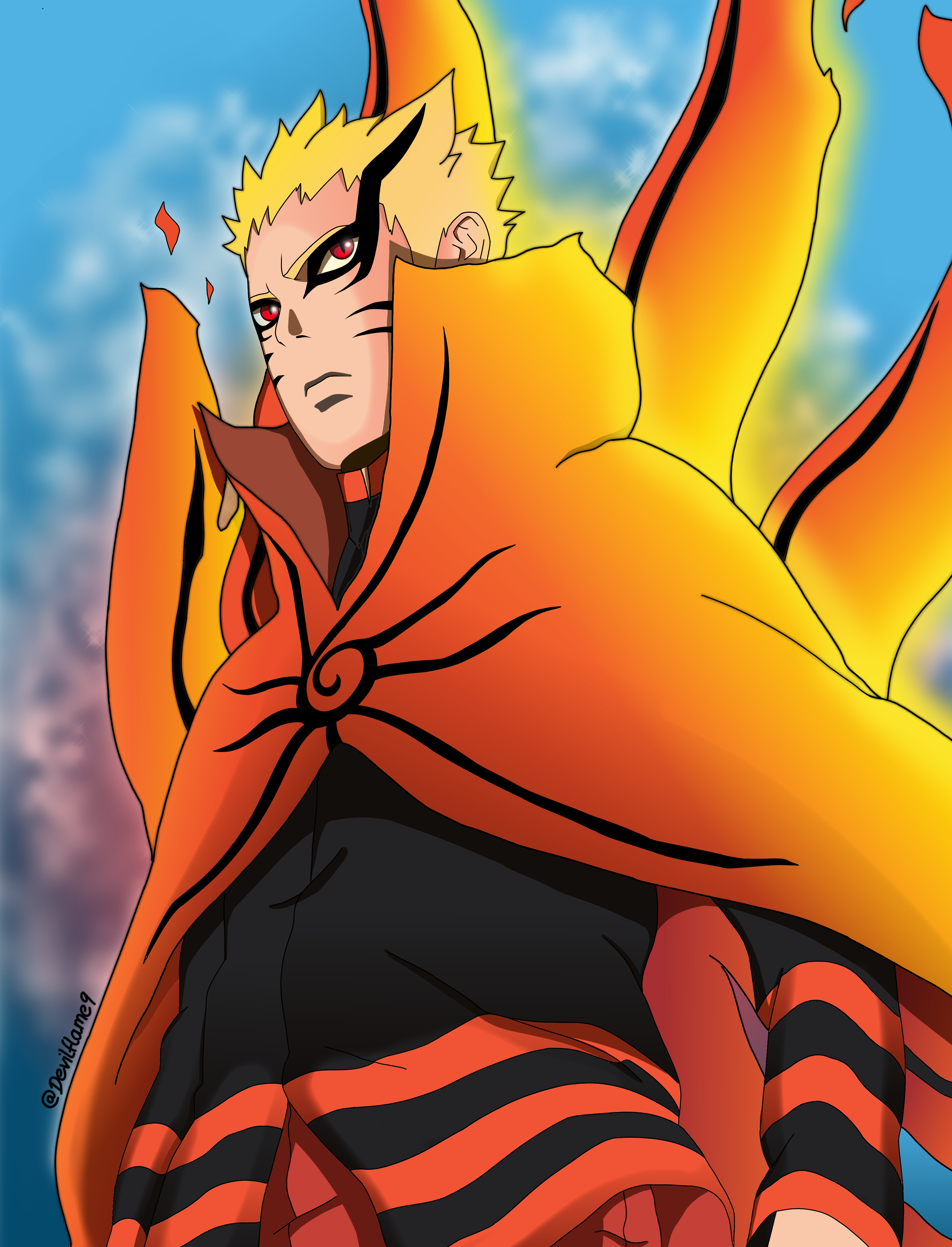 Naruto Anime Baryon Wallpapers