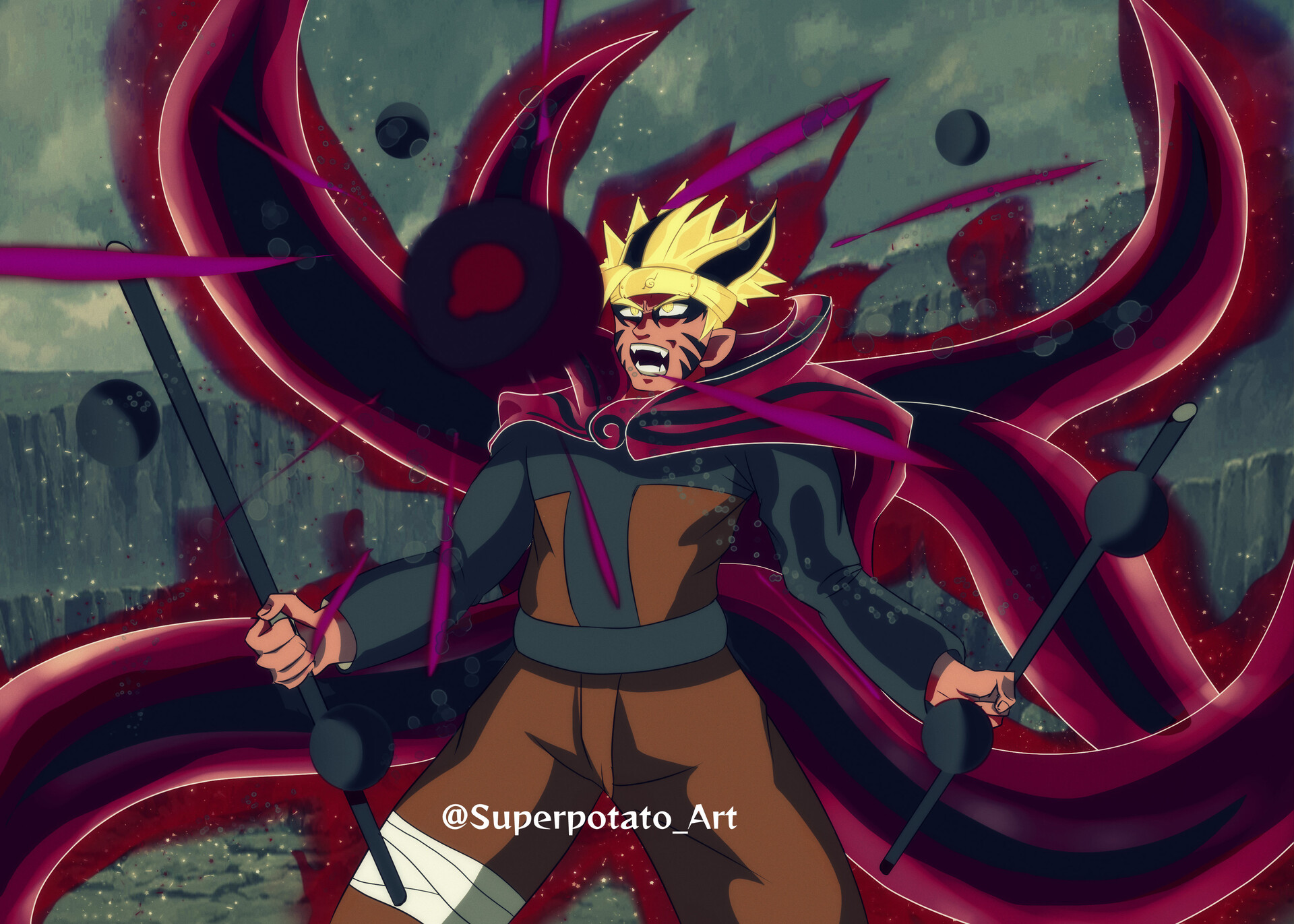 Naruto Anime Baryon Wallpapers