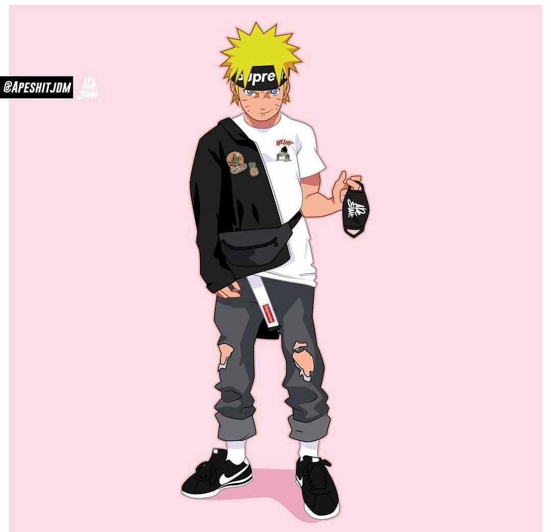 Naruto Bape Supreme Wallpapers