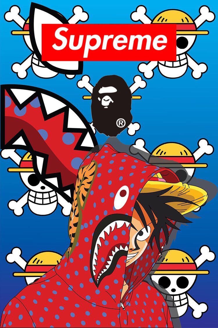 Naruto Bape Supreme Wallpapers