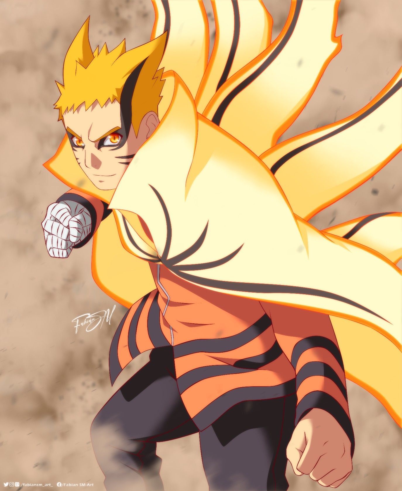 Naruto Baryon Mode Wallpapers