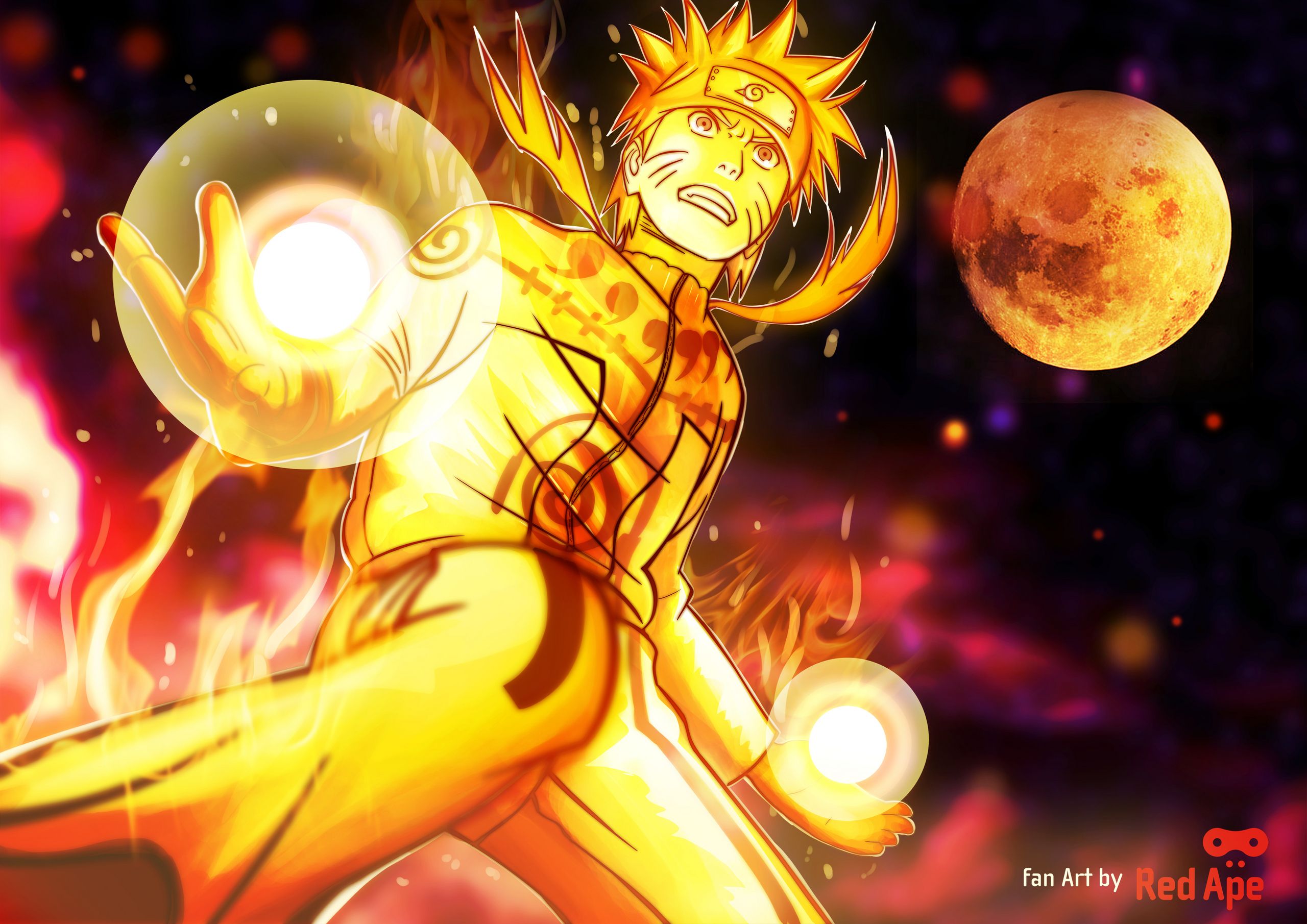 Naruto Chakra Mode Wallpapers