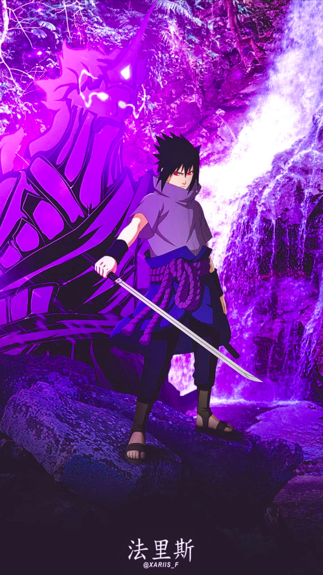 Naruto Desktop 4K Purple Wallpapers