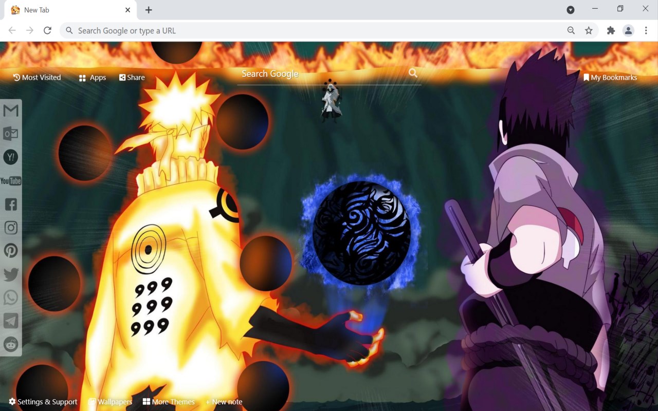 Naruto Desktop 4K Purple Wallpapers