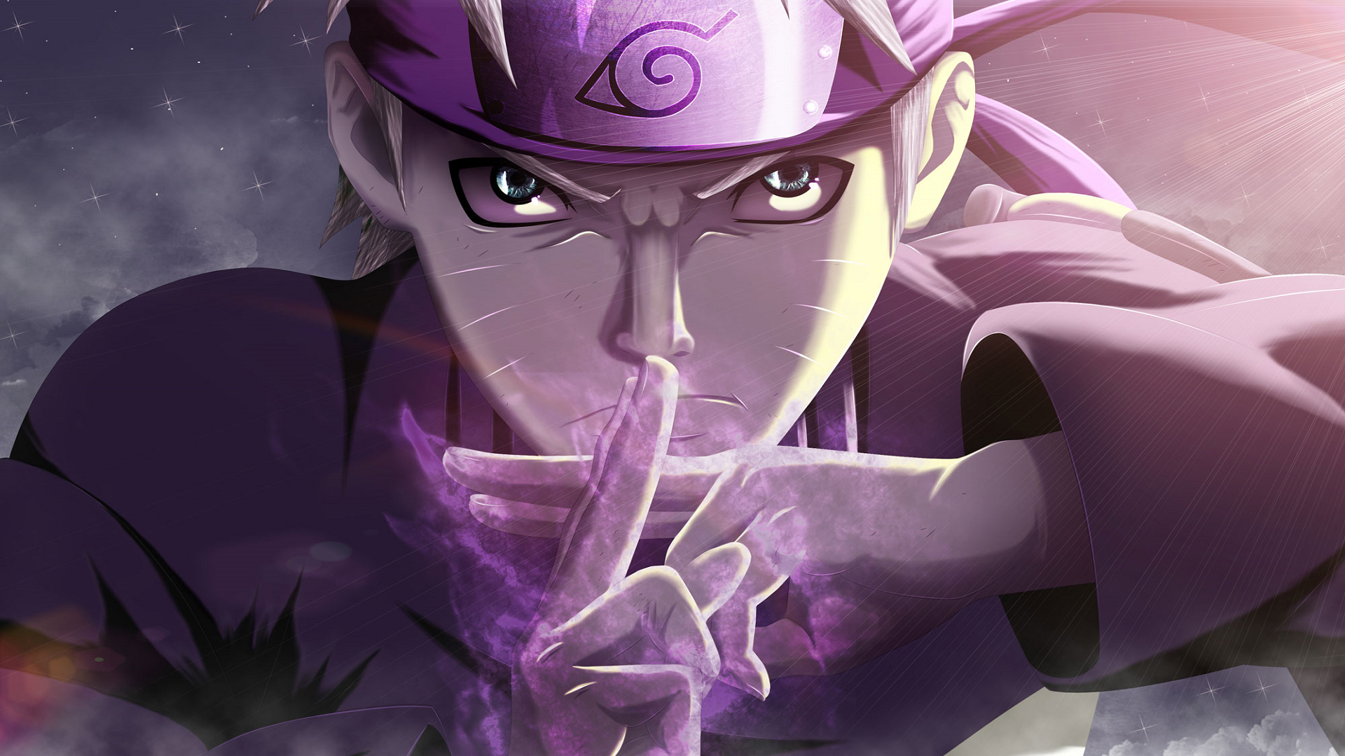 Naruto Desktop 4K Purple Wallpapers