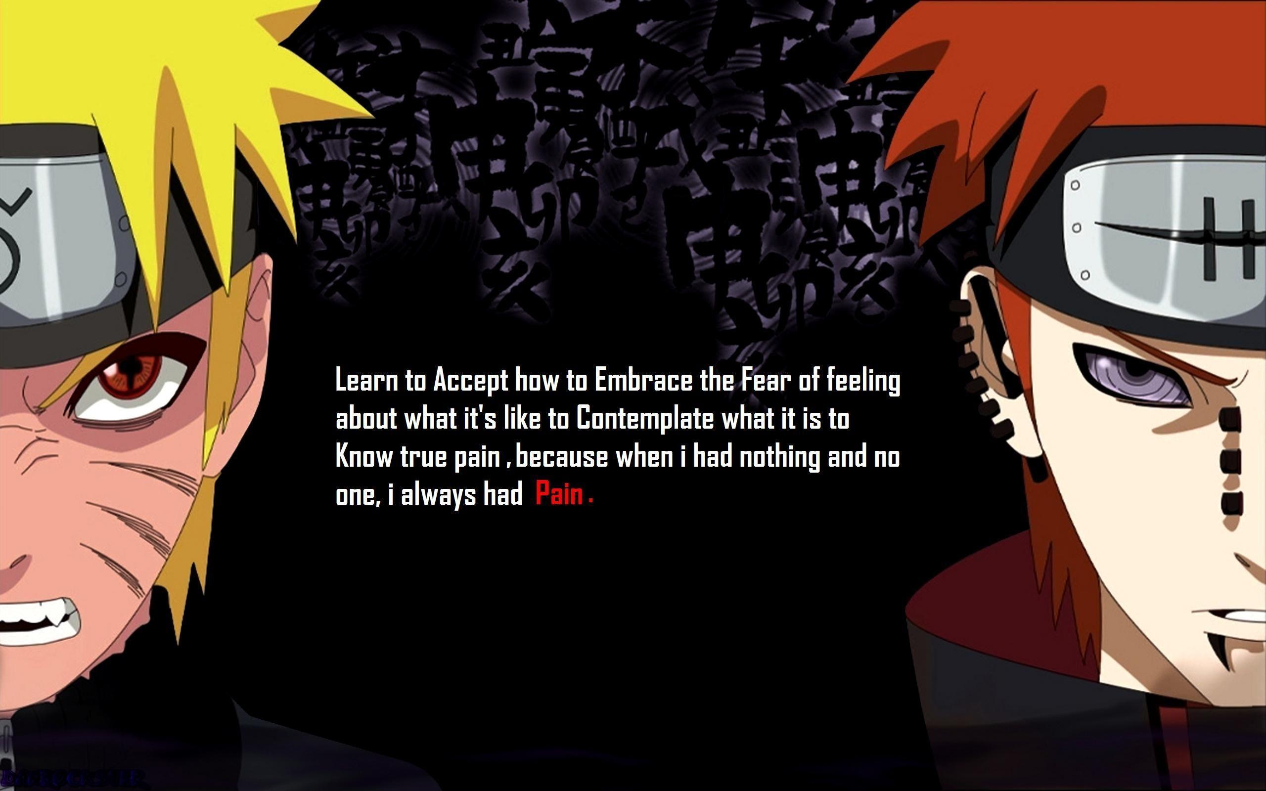 Naruto Emotional Quotes Wallpapers