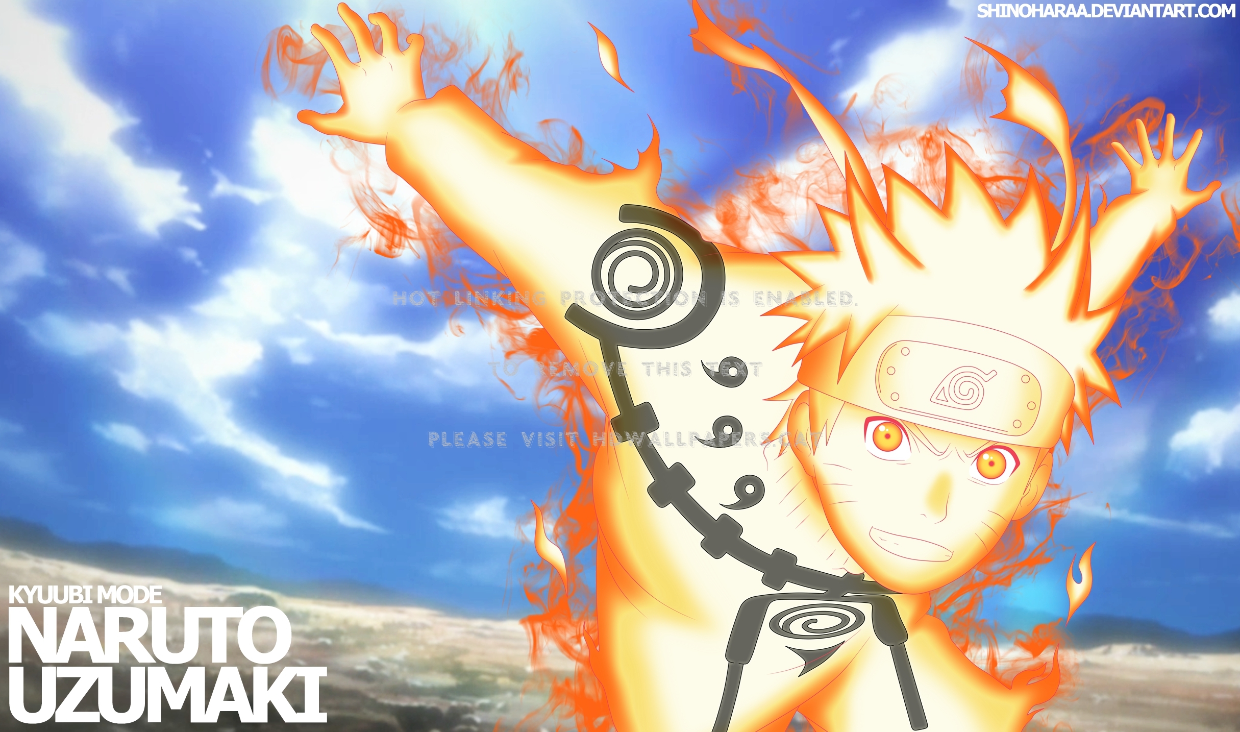 Naruto Kyuubi Mode Wallpapers