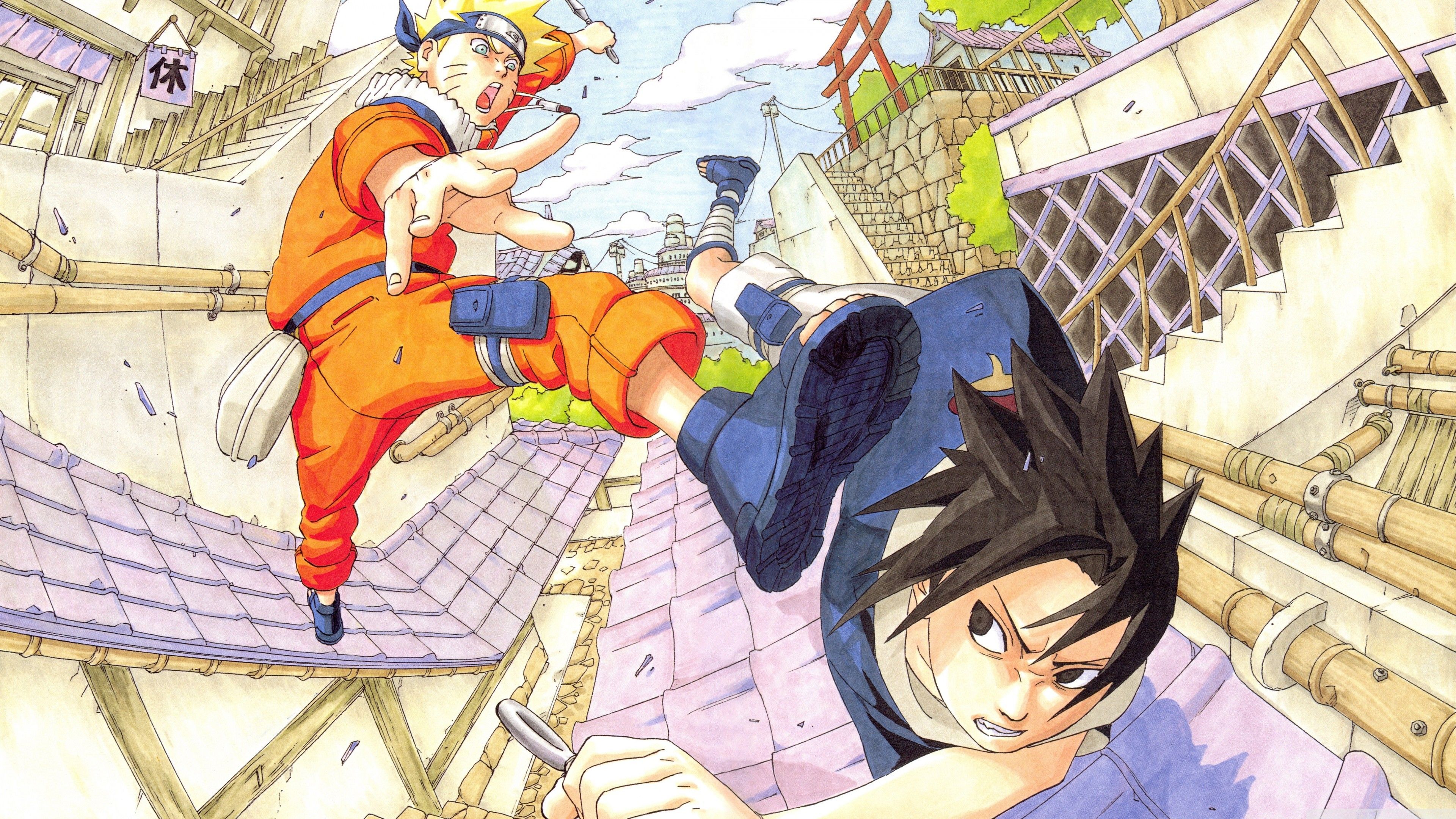 Naruto Manga Art Wallpapers