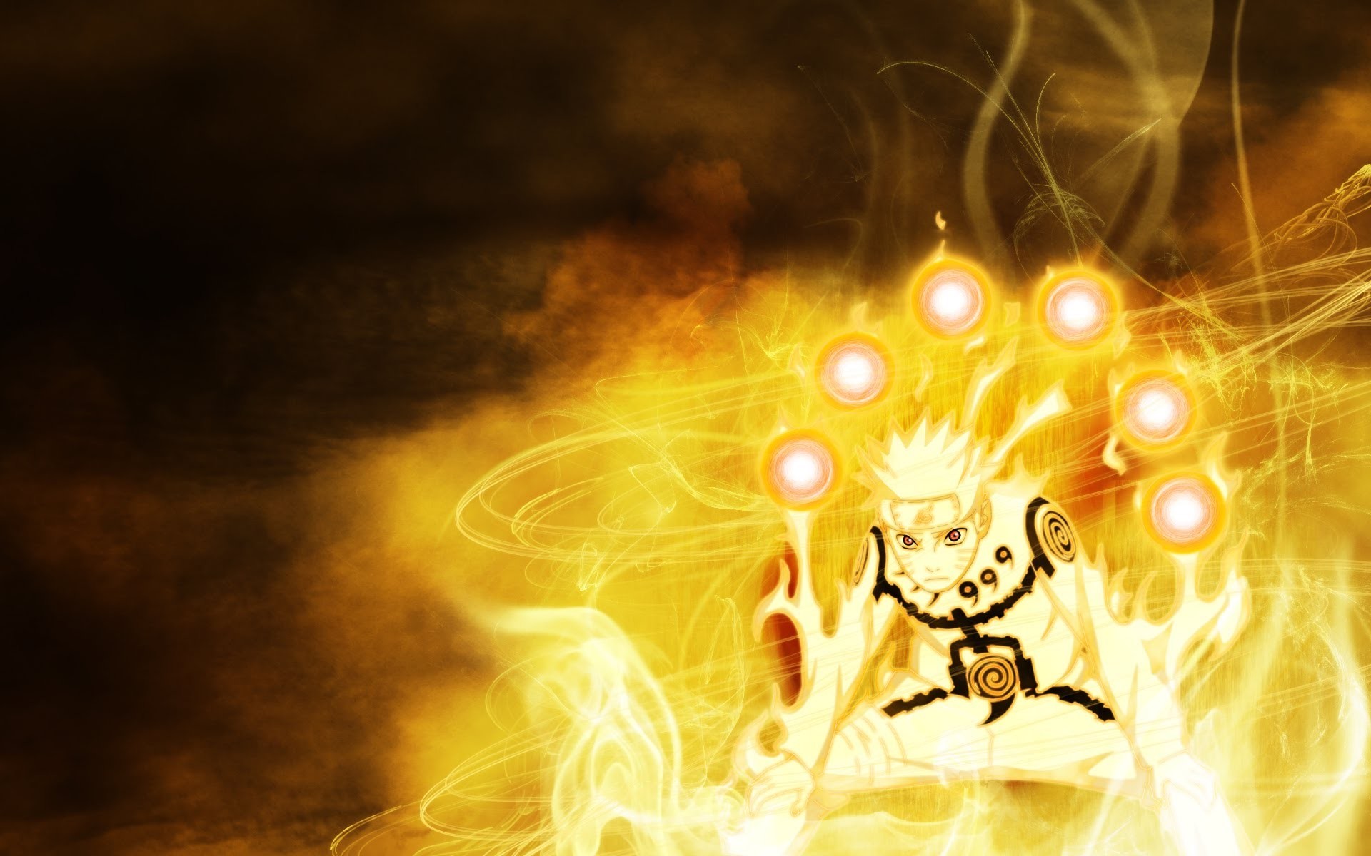 Naruto Nine Tails Sage Mode Wallpapers