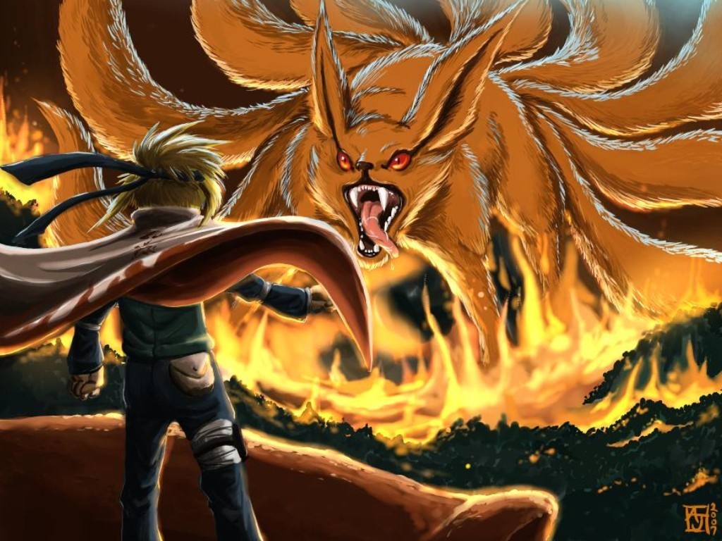 Naruto Nine Tails Sage Mode Wallpapers