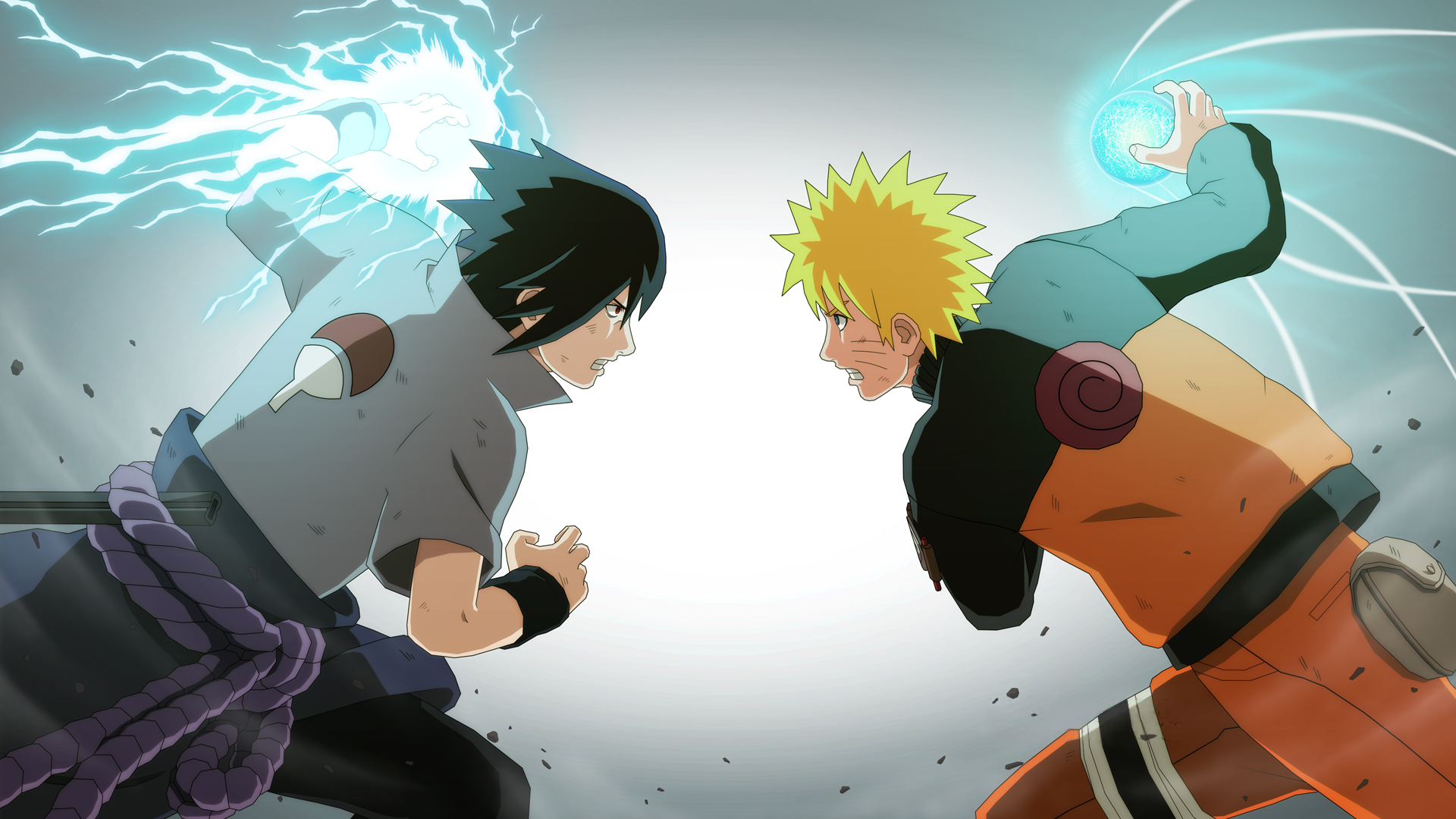 Naruto Rasengan Vs Sasuke Chidori Wallpapers