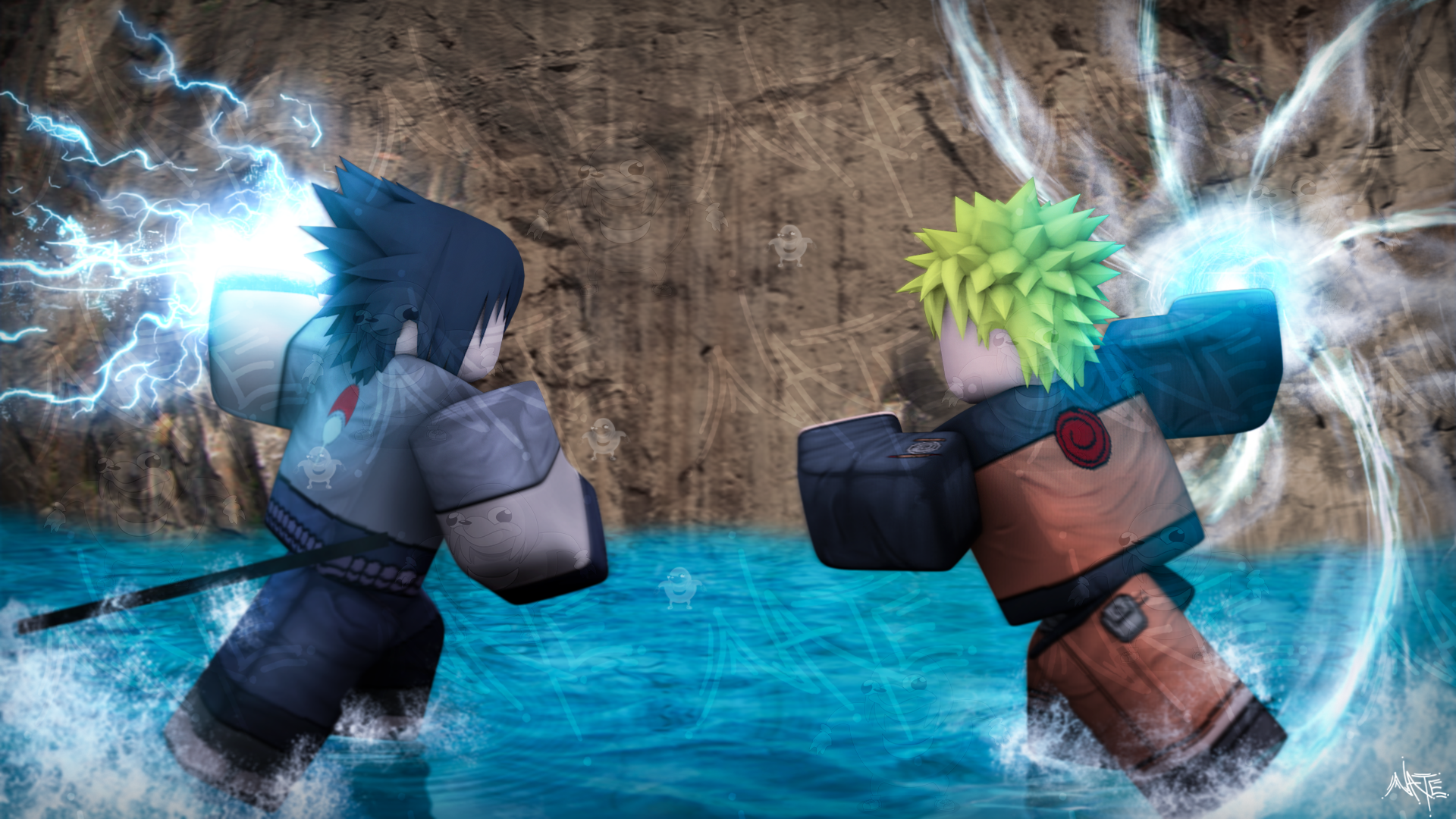 Naruto Rasengan Vs Sasuke Chidori Wallpapers