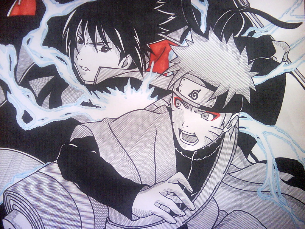 Naruto Rasengan Vs Sasuke Chidori Wallpapers