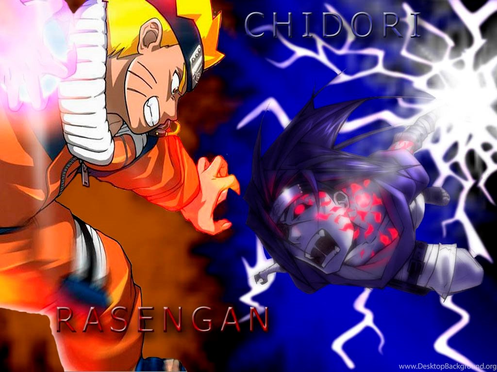 Naruto Rasengan Vs Sasuke Chidori Wallpapers