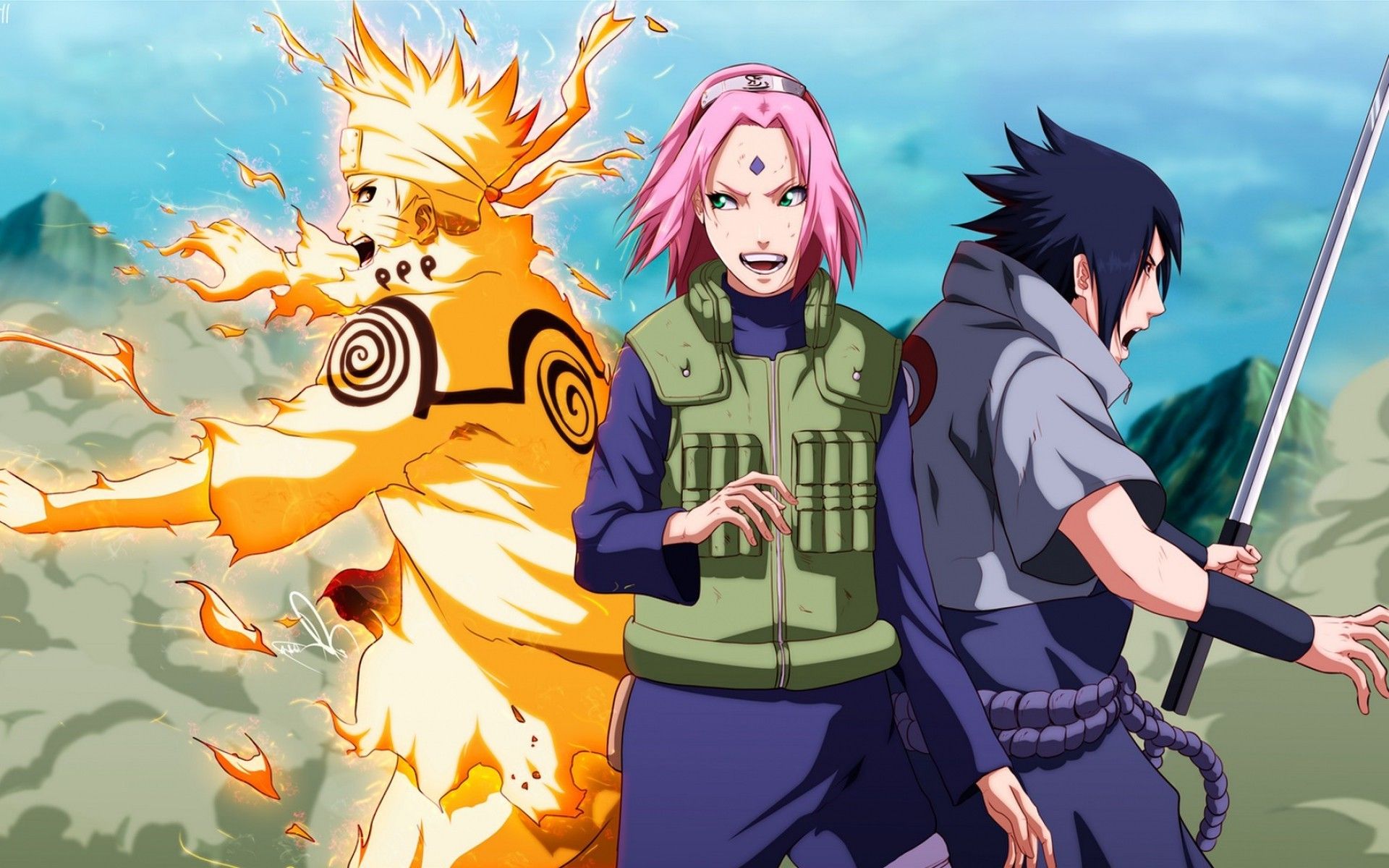 Naruto Sasuke Sakura Shippuden Wallpapers