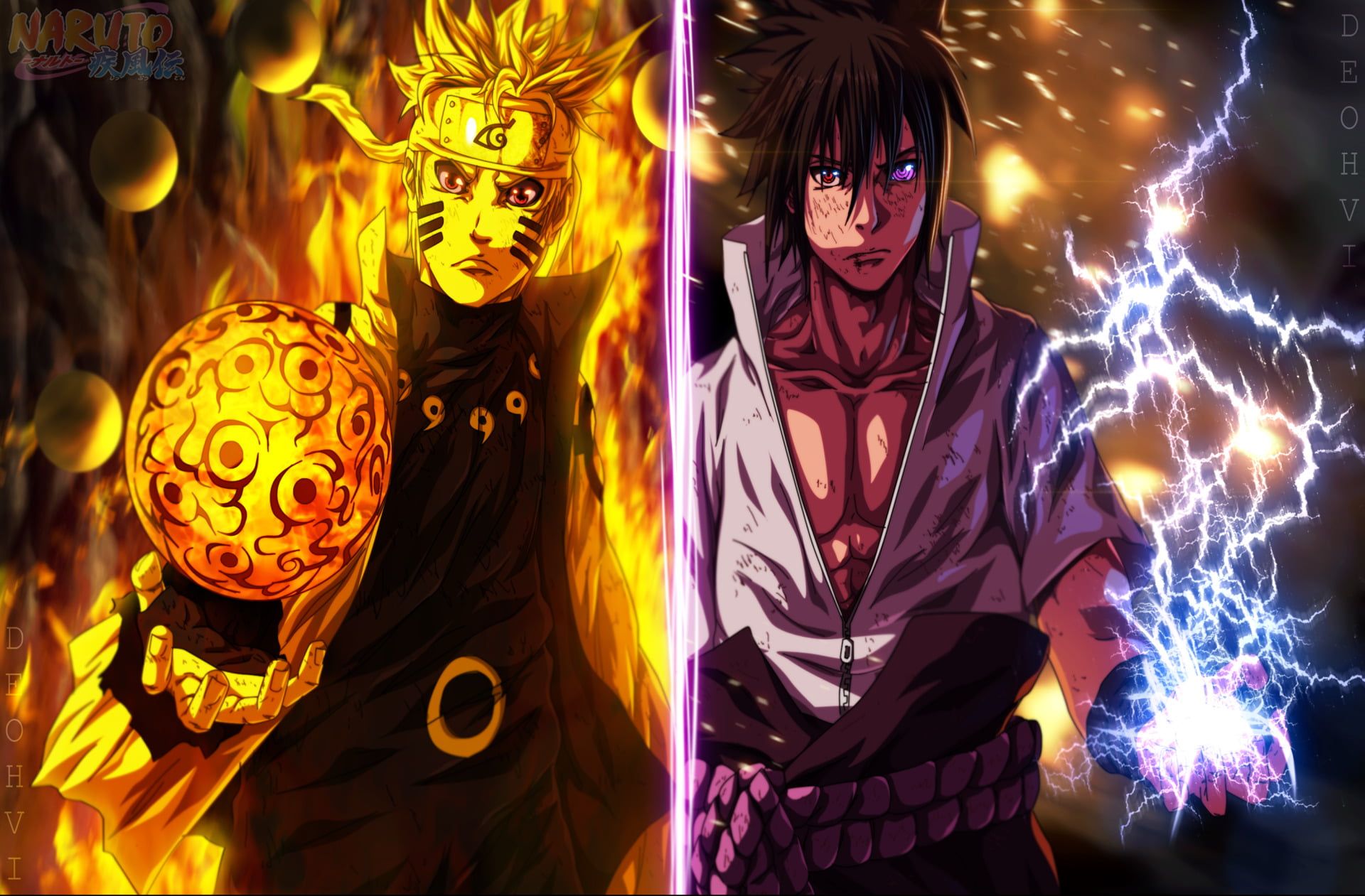Naruto Uzumaki And Uchiha Sasuke Wallpapers