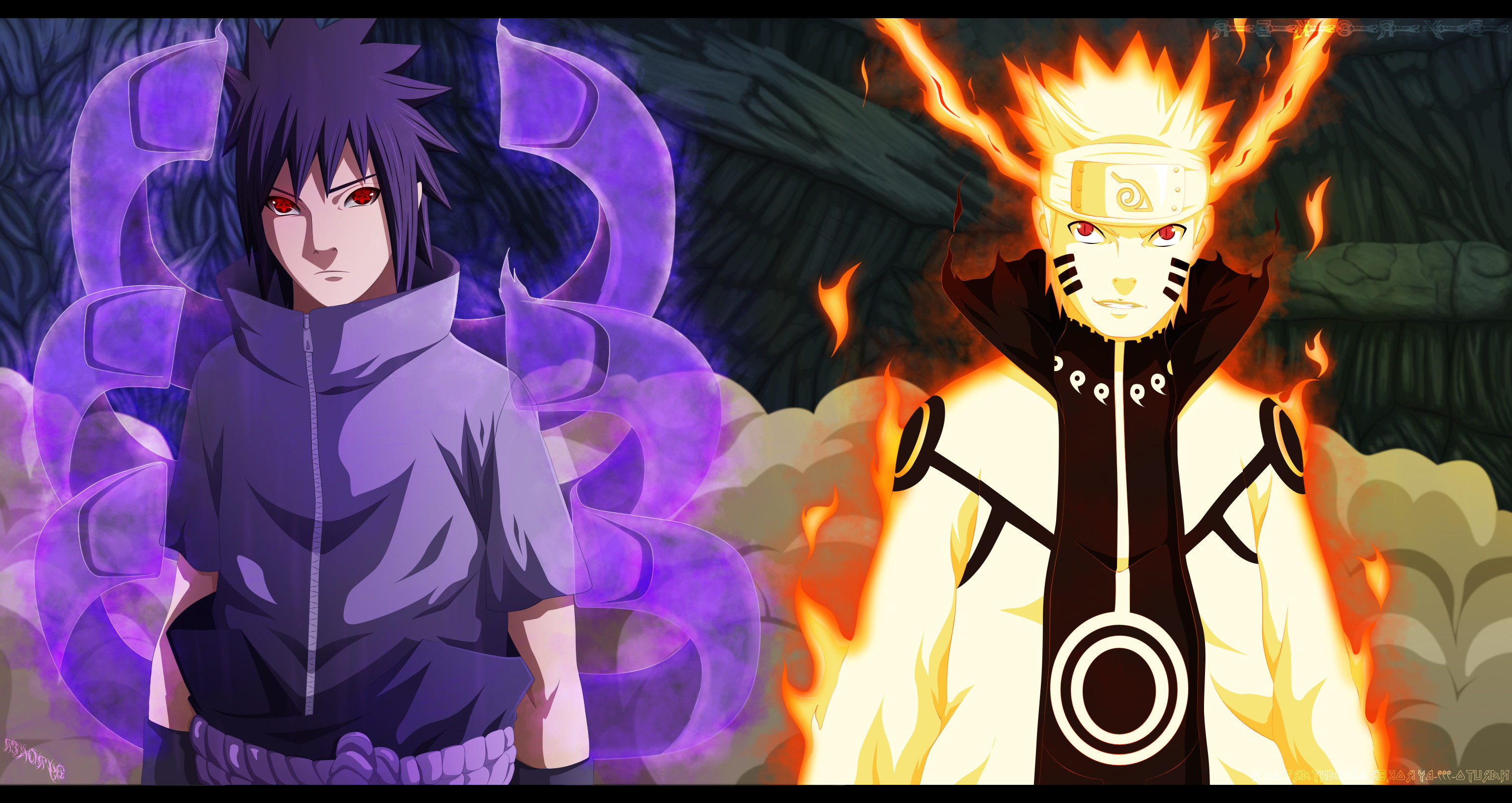 Naruto Uzumaki And Uchiha Sasuke Wallpapers