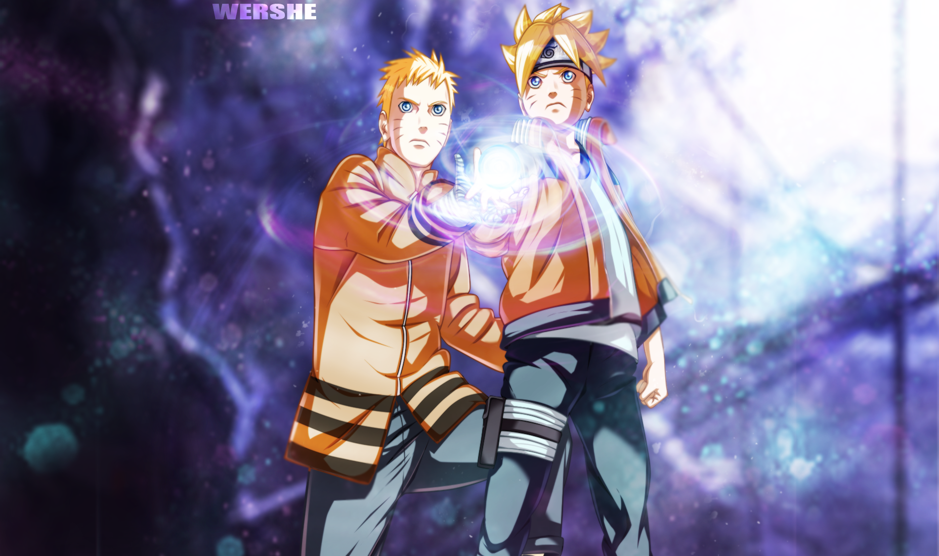 Naruto Uzumaki Boruto Digital Art 2020 Wallpapers