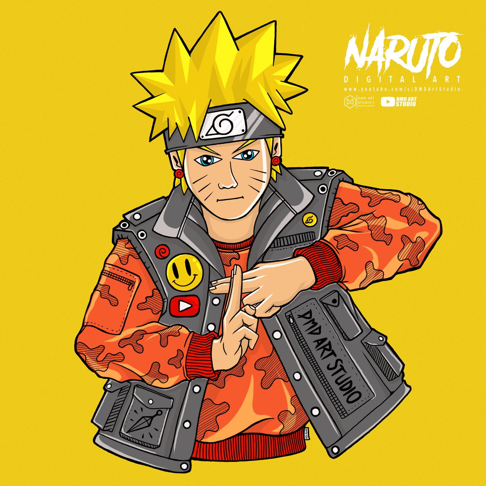 Naruto Uzumaki Digital Art 2020 Wallpapers