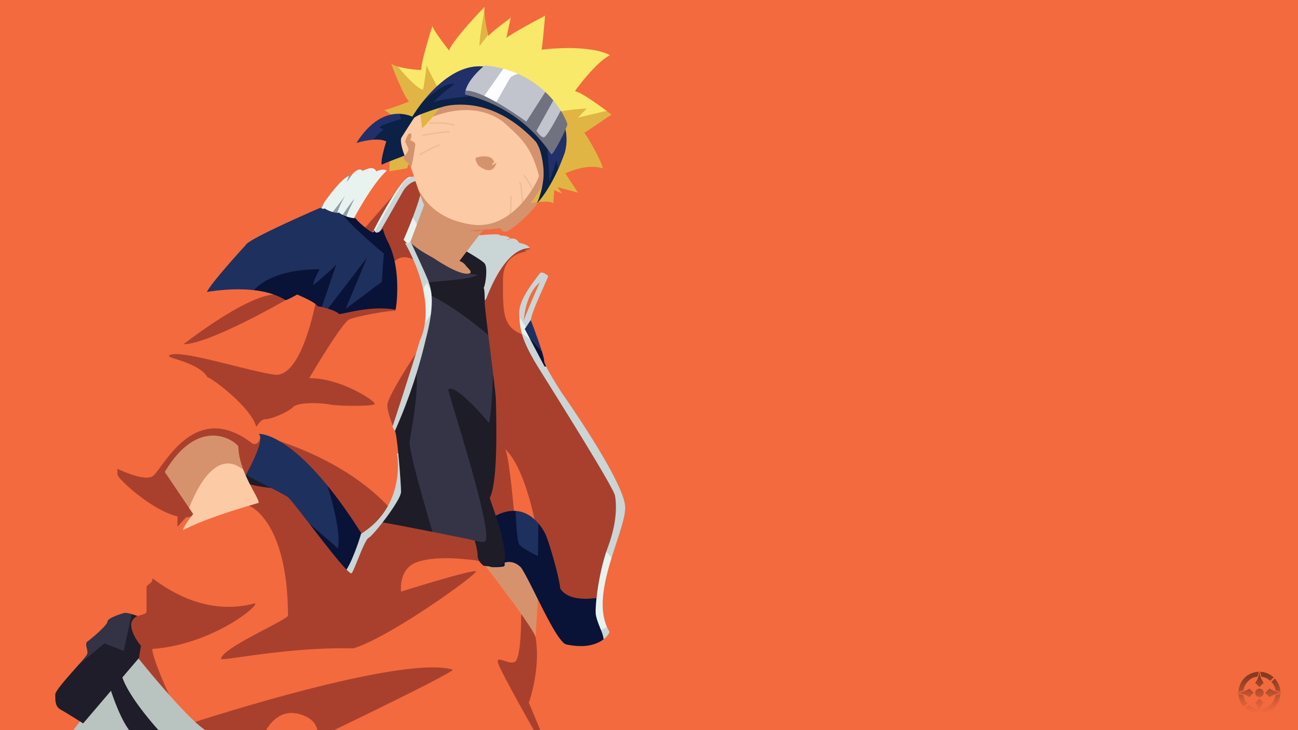 Naruto Uzumaki Minimal Art Wallpapers