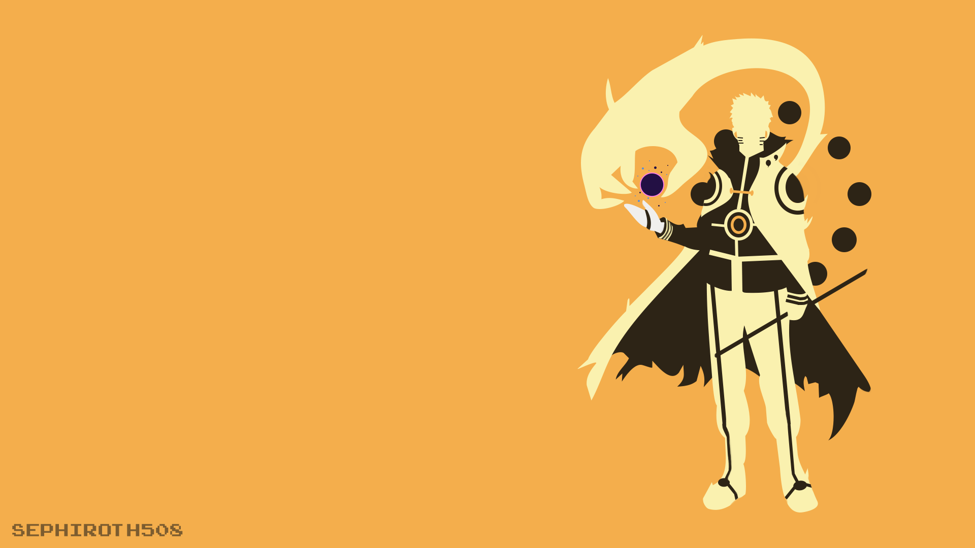 Naruto Uzumaki Minimalist Wallpapers