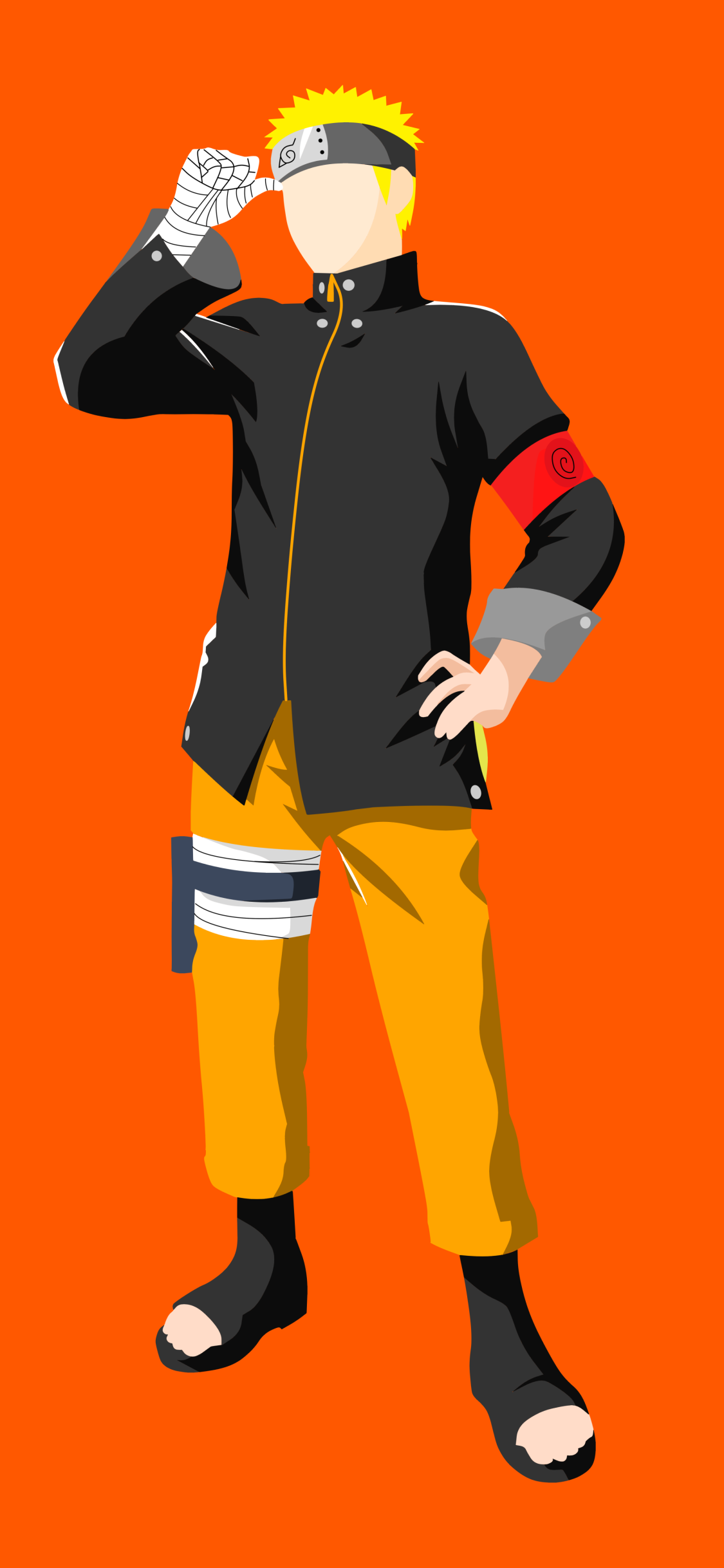 Naruto Uzumaki Minimalist Wallpapers