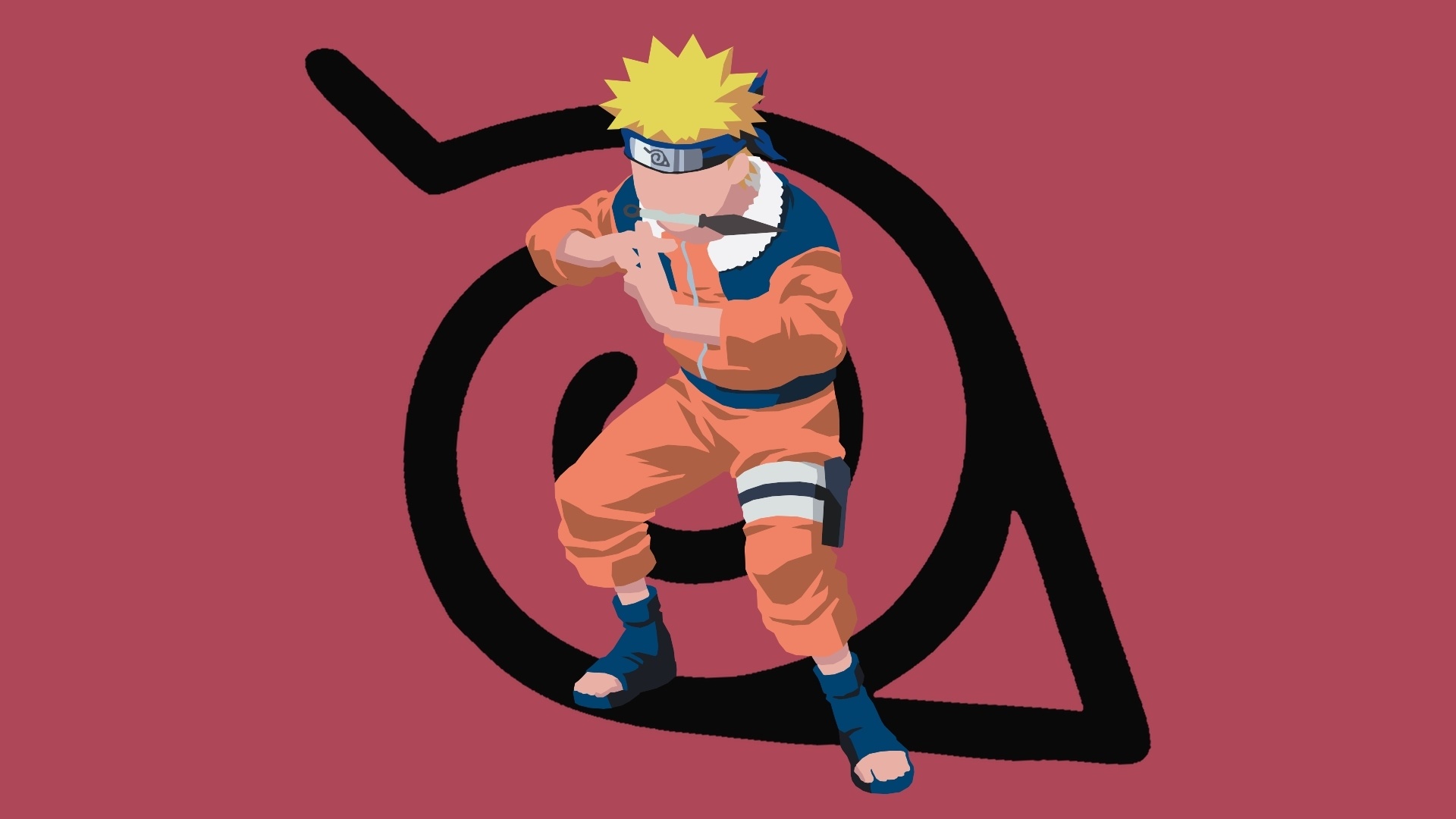 Naruto Uzumaki Minimalist Wallpapers