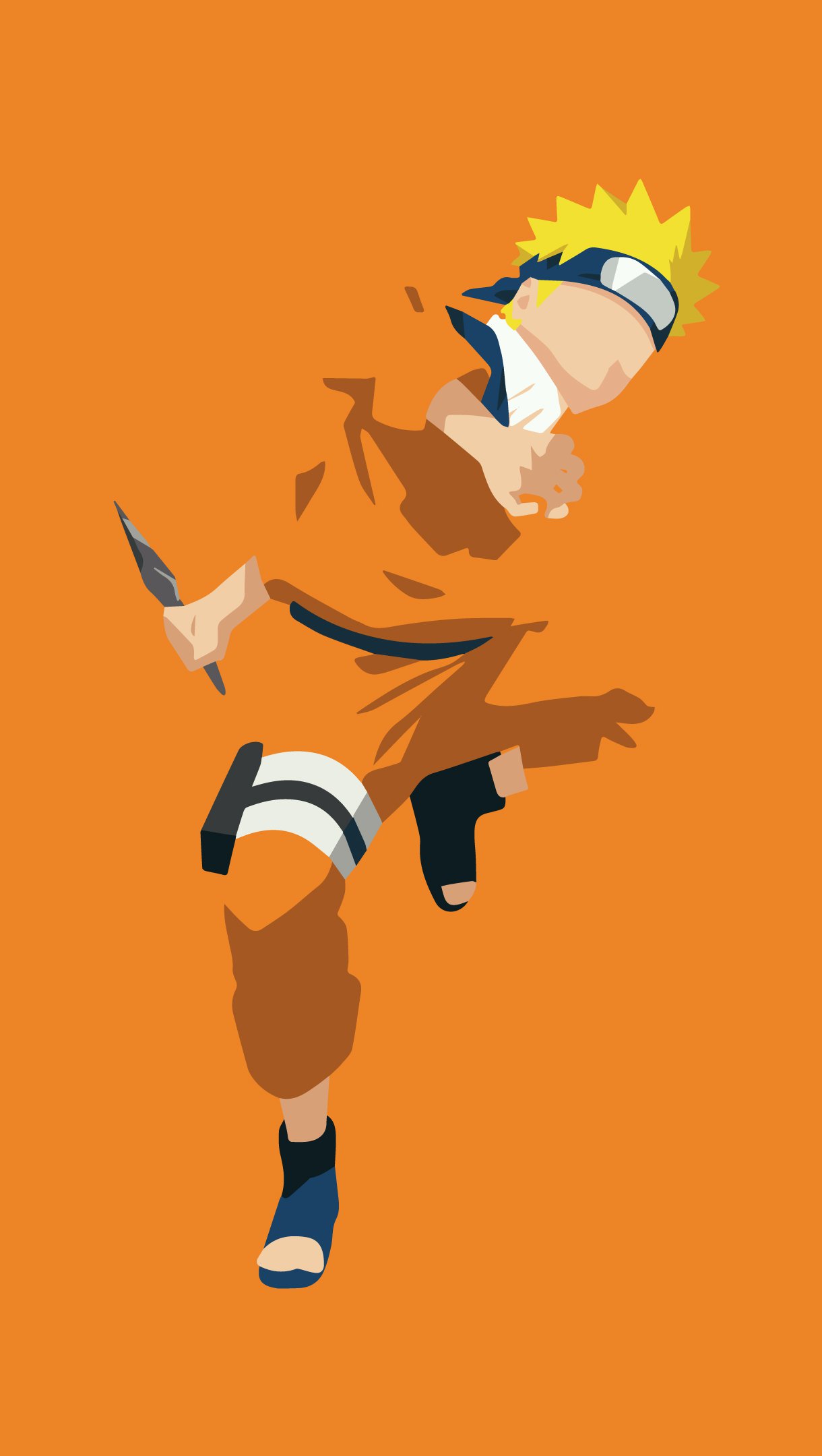 Naruto Uzumaki Minimalist Wallpapers