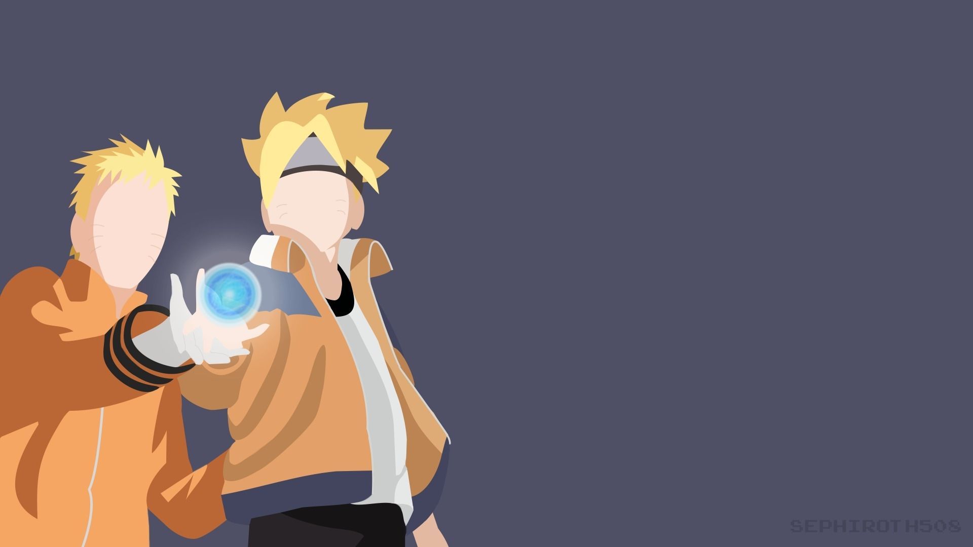 Naruto Uzumaki Minimalist Wallpapers