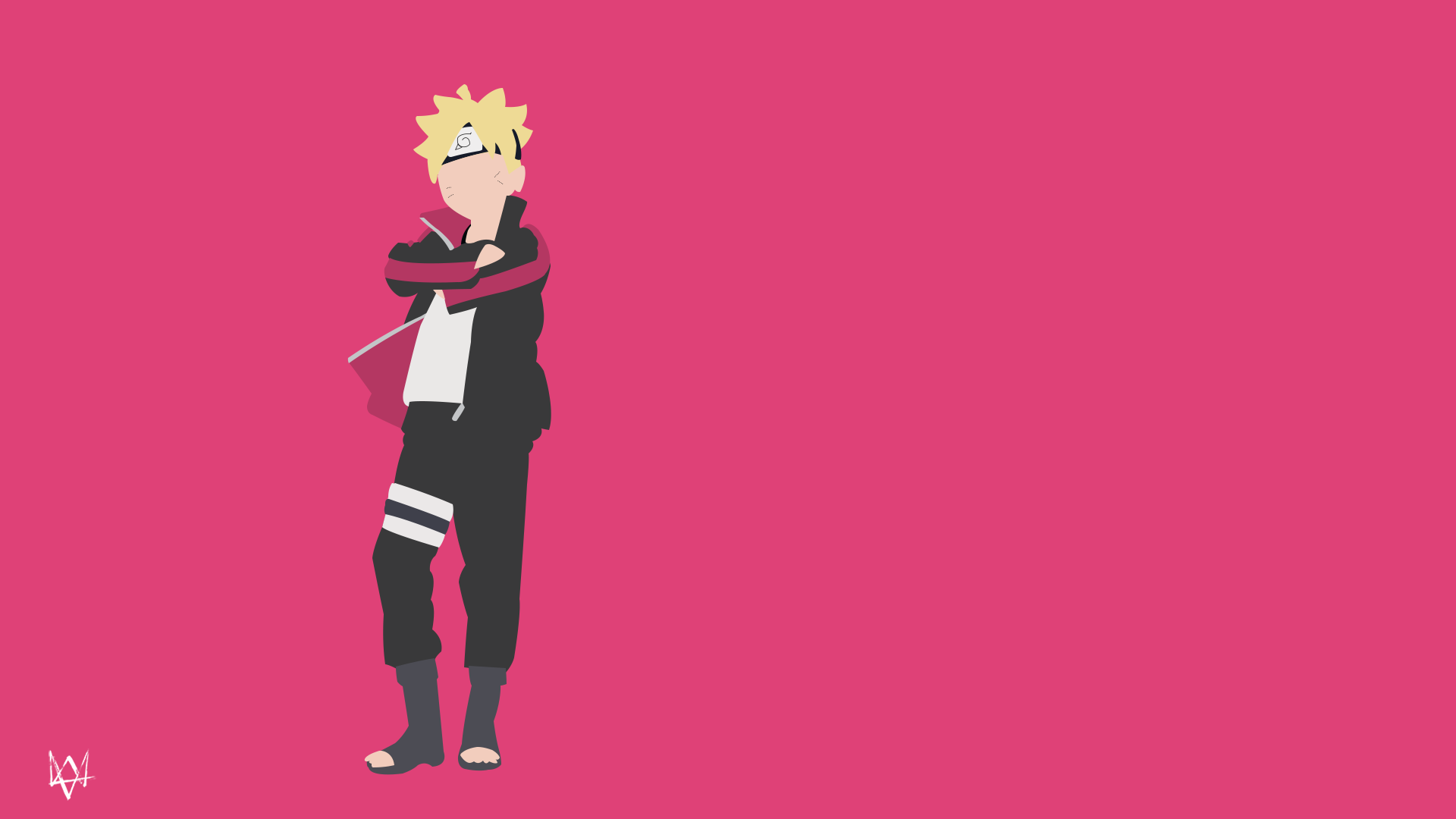 Naruto Uzumaki Minimalist Wallpapers