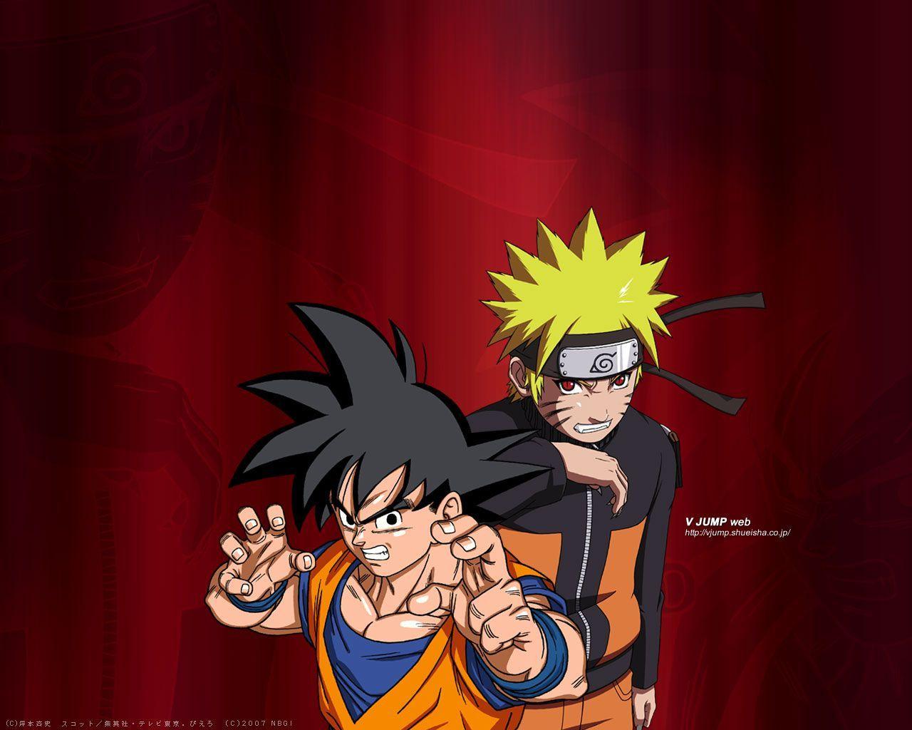 Naruto Vs Goku Wallpapers