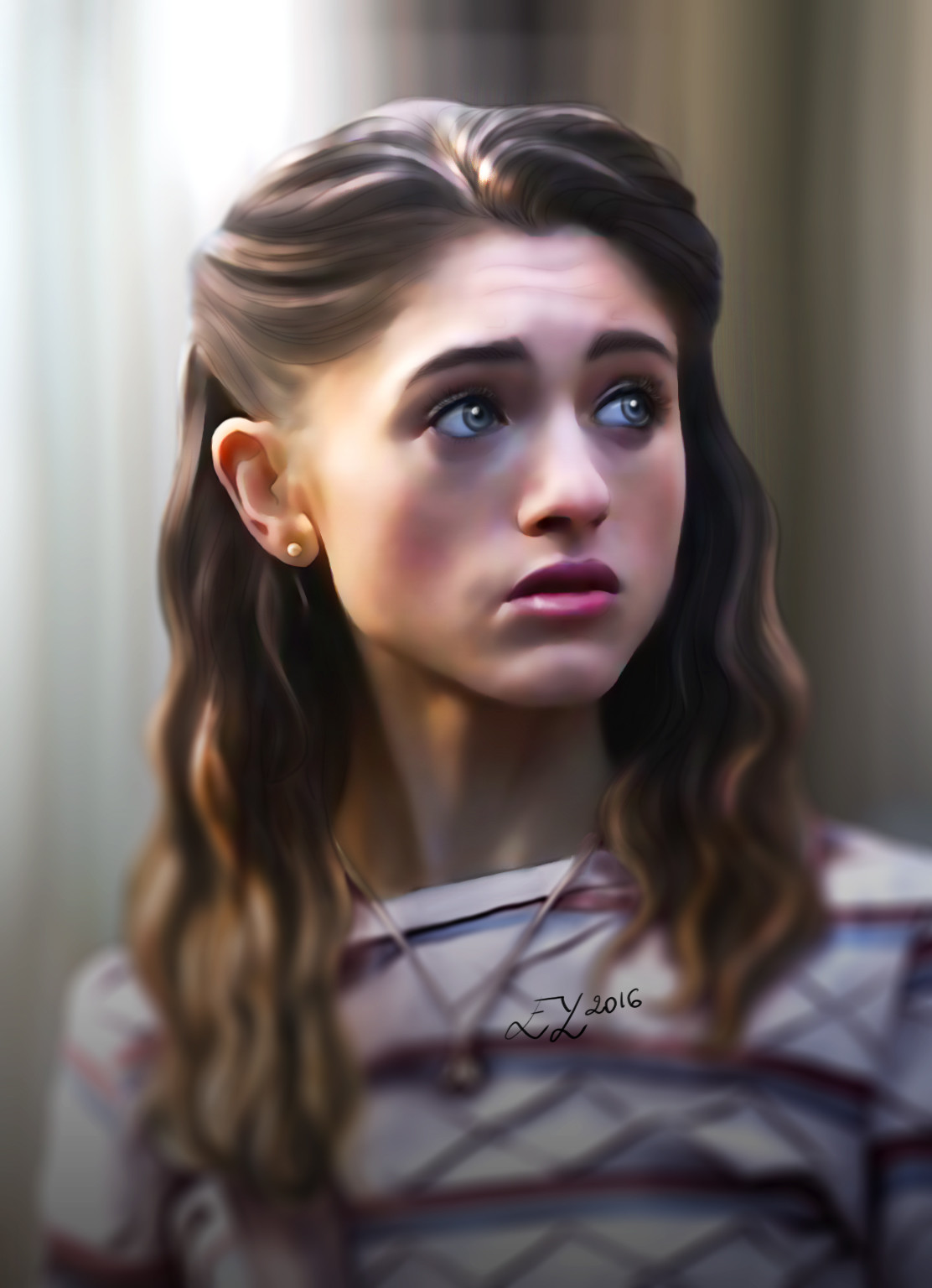 Natalia Dyer As Nancy Stranger Things Season 2 Wallpapers