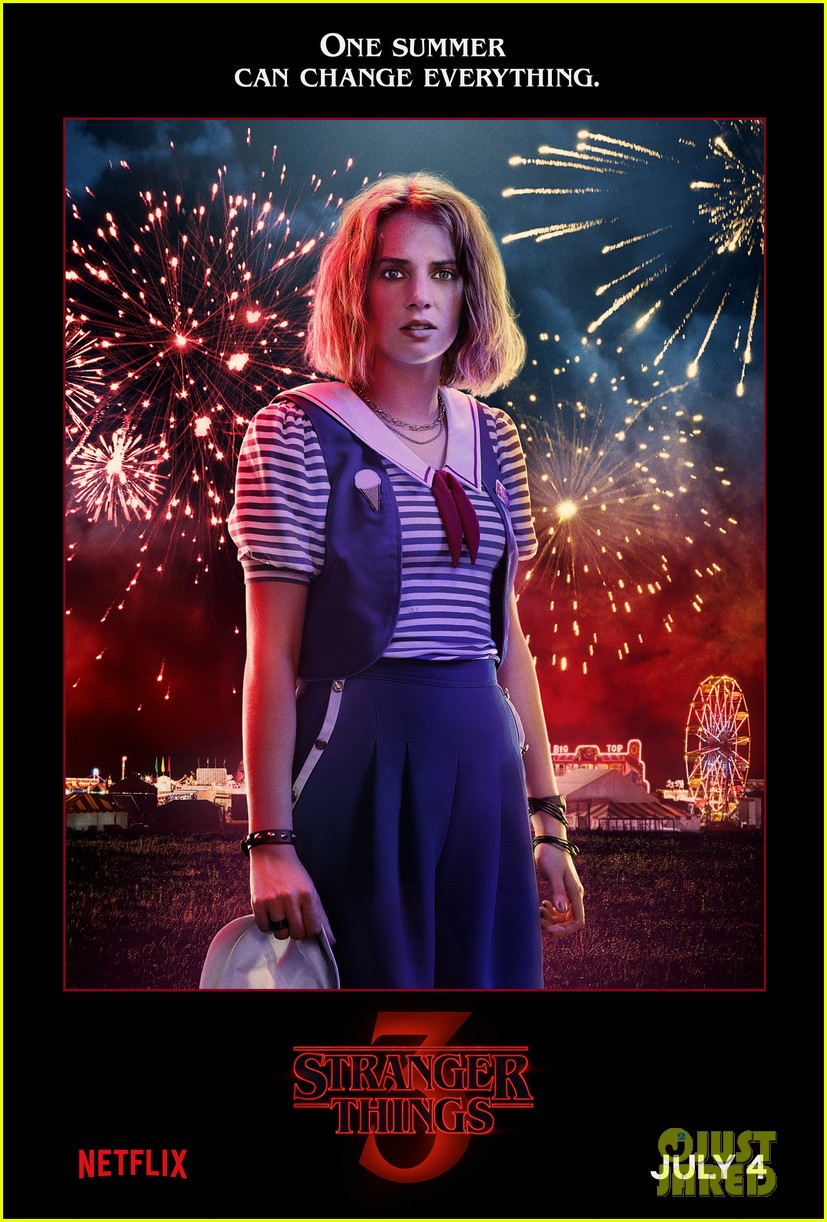 Natalia Dyer Stranger Things Fireworks Poster Wallpapers