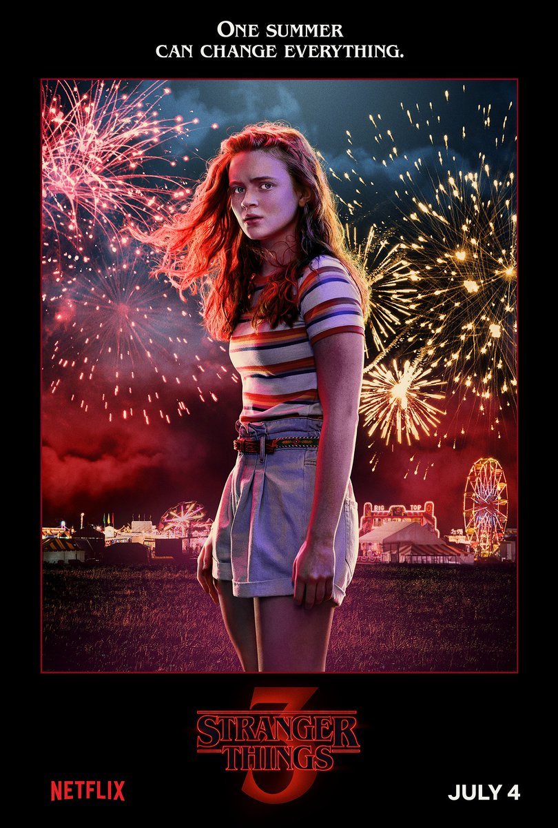 Natalia Dyer Stranger Things Fireworks Poster Wallpapers