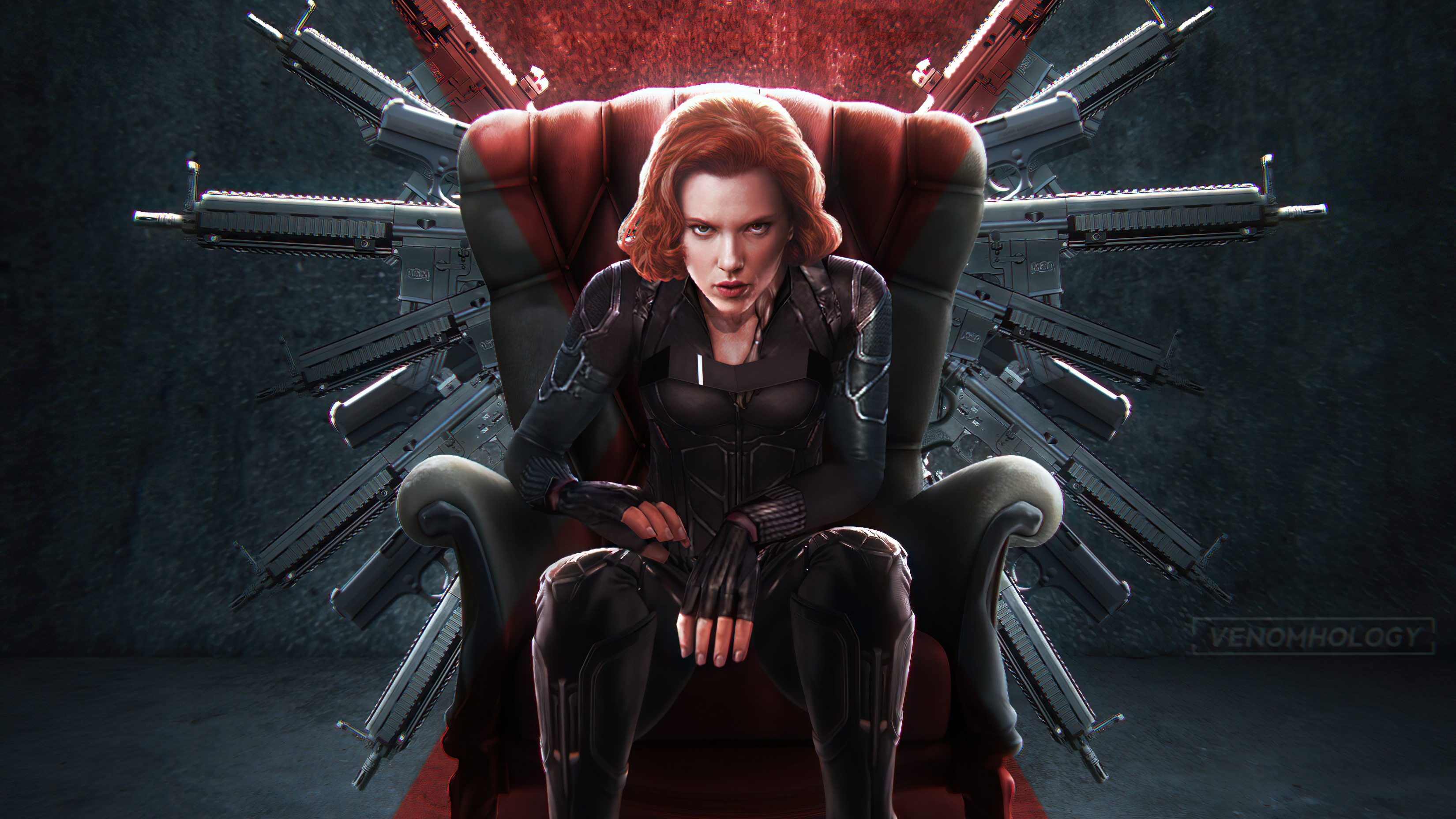 Natasha Romanoff Black Widow Art Wallpapers