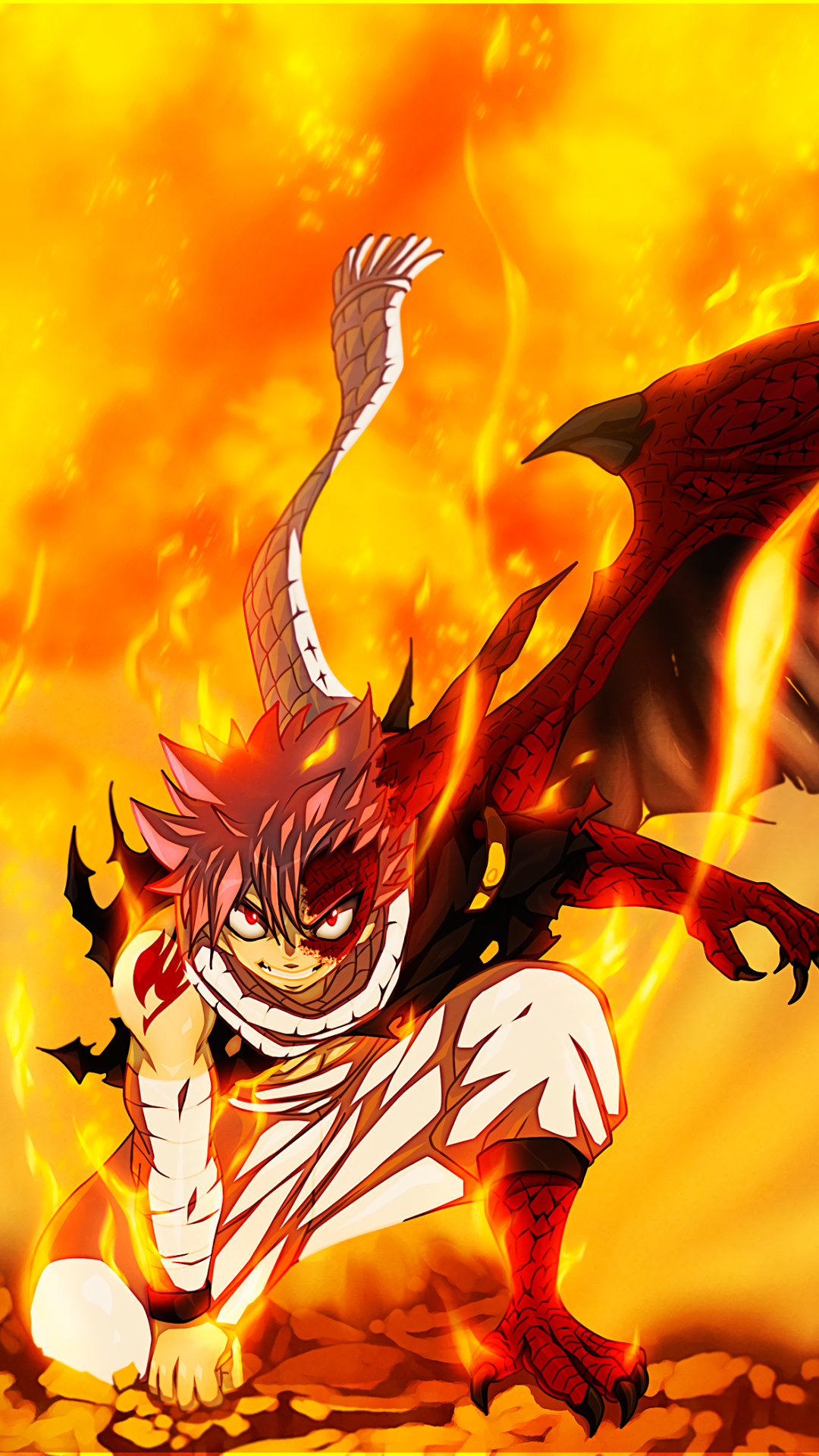 Natsu Dragneel Anime Art Wallpapers